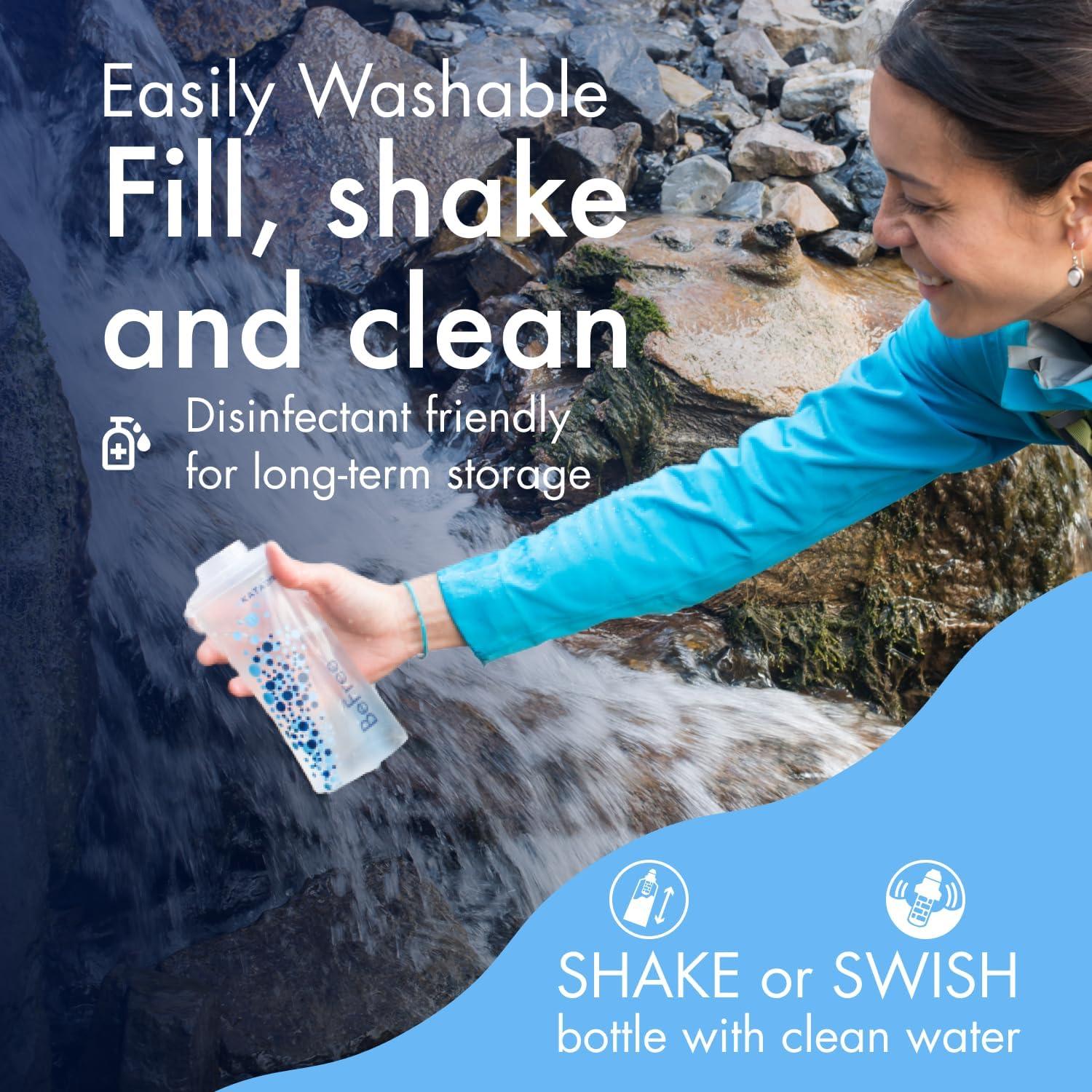 Katadyn BeFree 1L Filtro de Agua Plegable Ultraligero