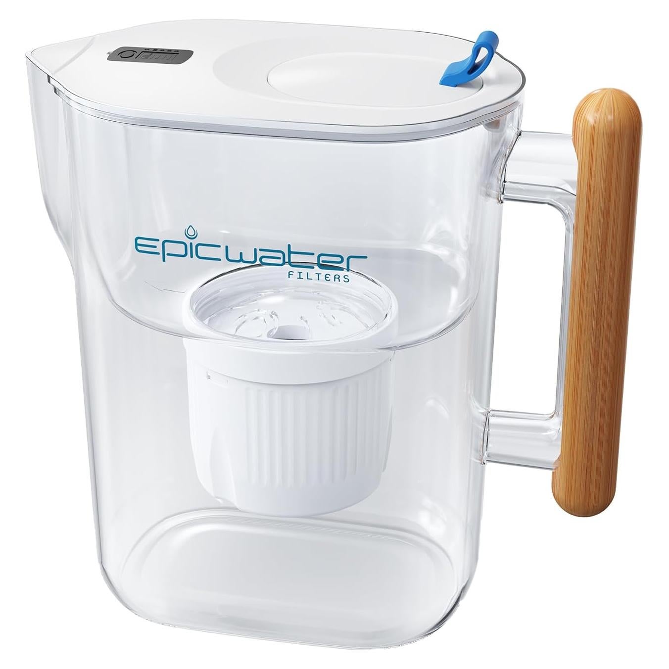 Jarra Purificadora Epic Pure 10 Tazas Filtro Agua BPA Libre