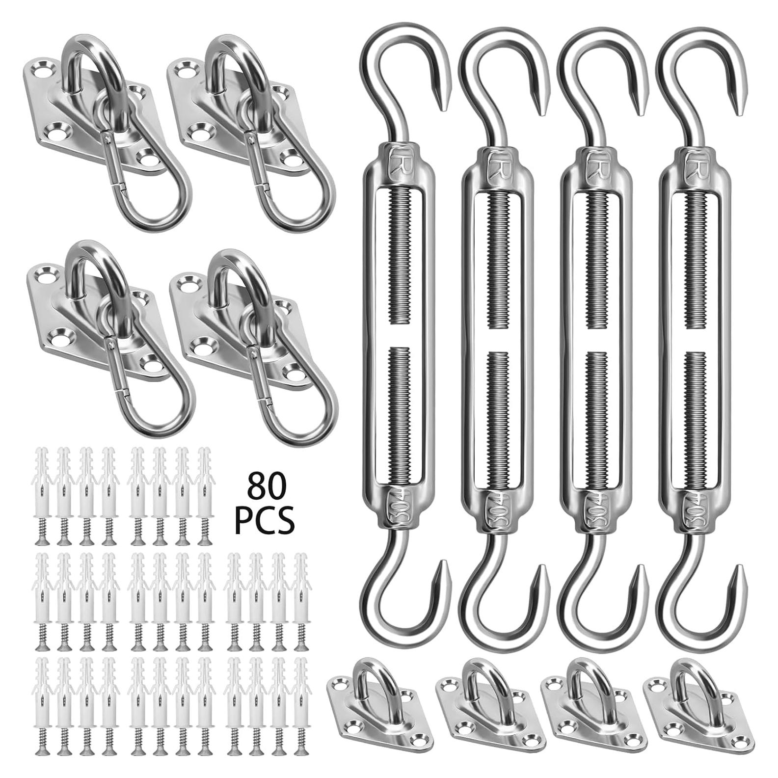 Kit de Hardware para Velas de Sombra Morzejar 80pcs