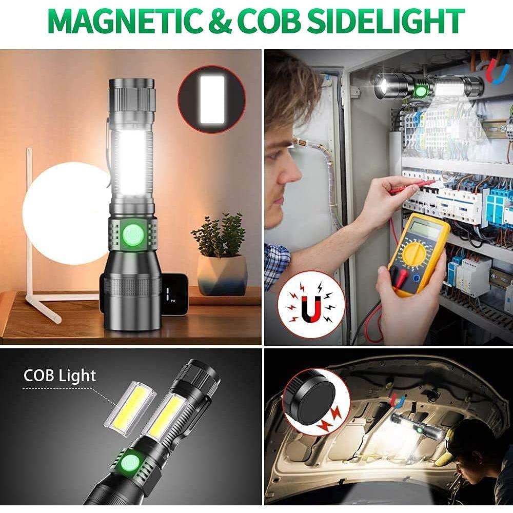 Linterna UV Recargable Adamstar 1000 Lúmenes 7 Modos