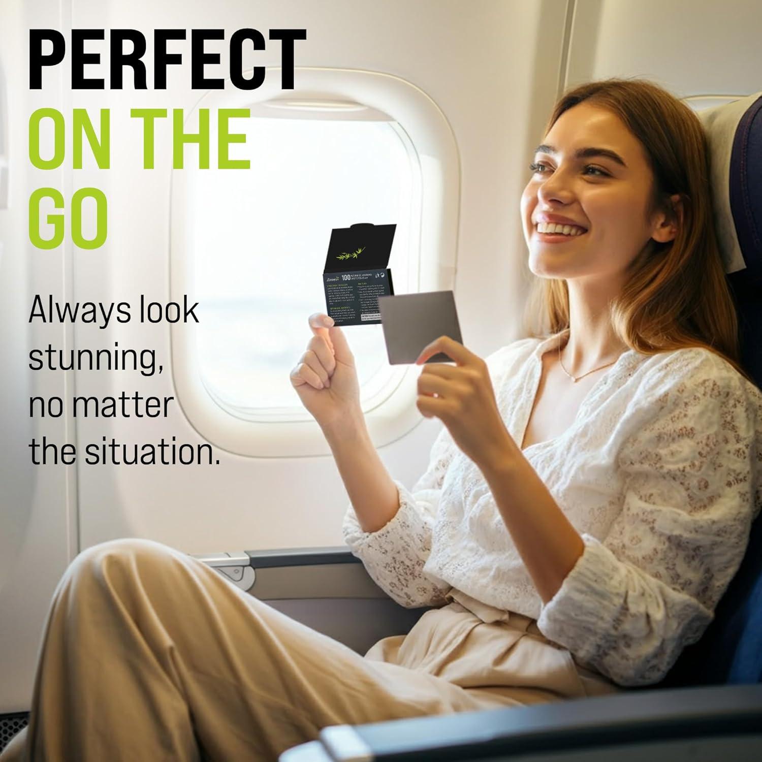 Hojas Absorbentes de Aceite Zorom's - 200 Unidades Carbón de Bambú