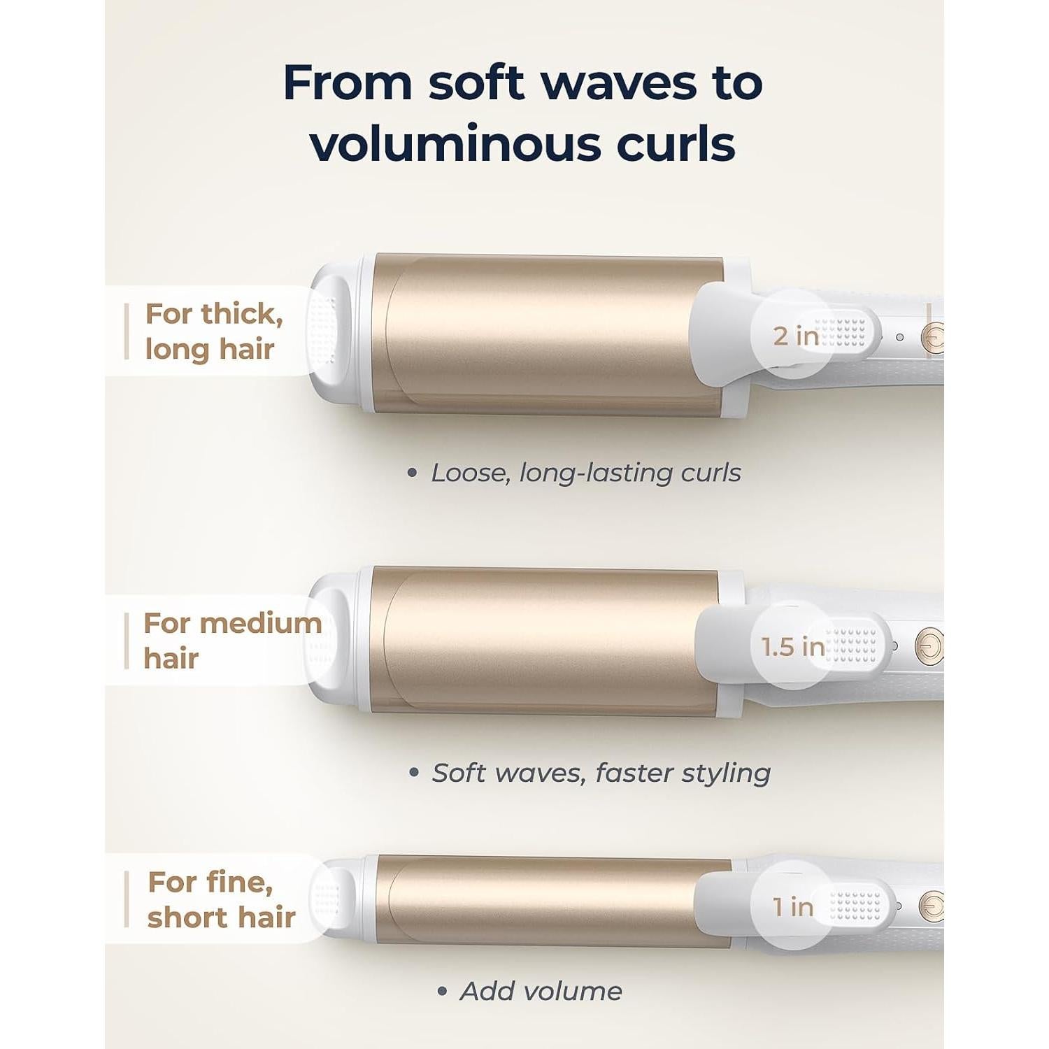 Plancha de Rizar Doble Voltaje FURIDEN LITE 1.5" Cerámica