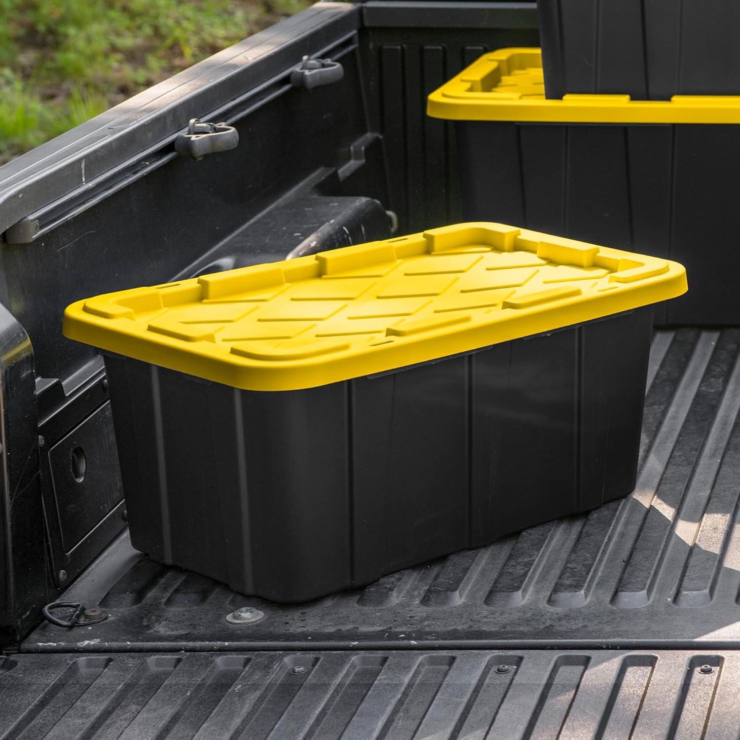Contenedores de Almacenamiento Sterilite 6-Pack 64.6L Amarillo