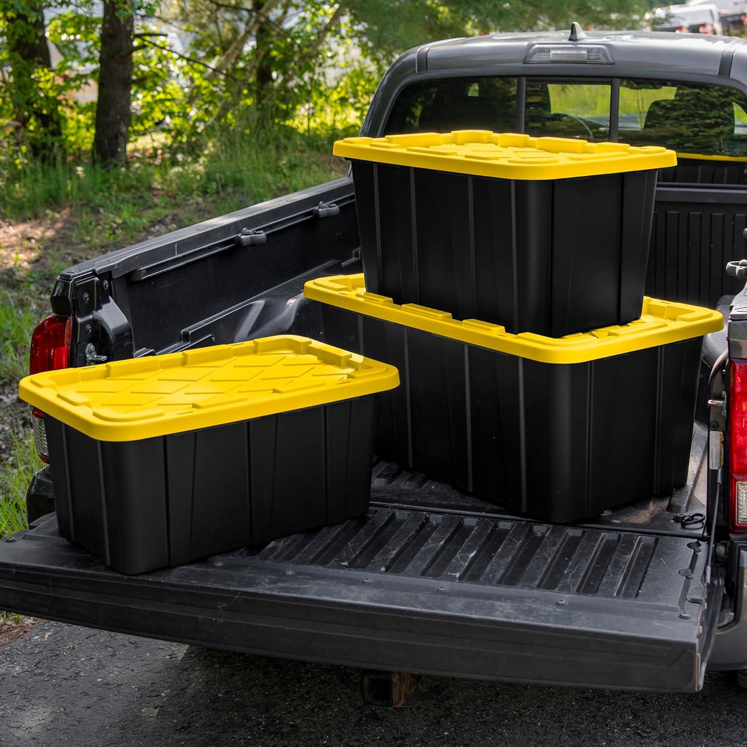 Contenedores de Almacenamiento Sterilite 6-Pack 64.6L Amarillo