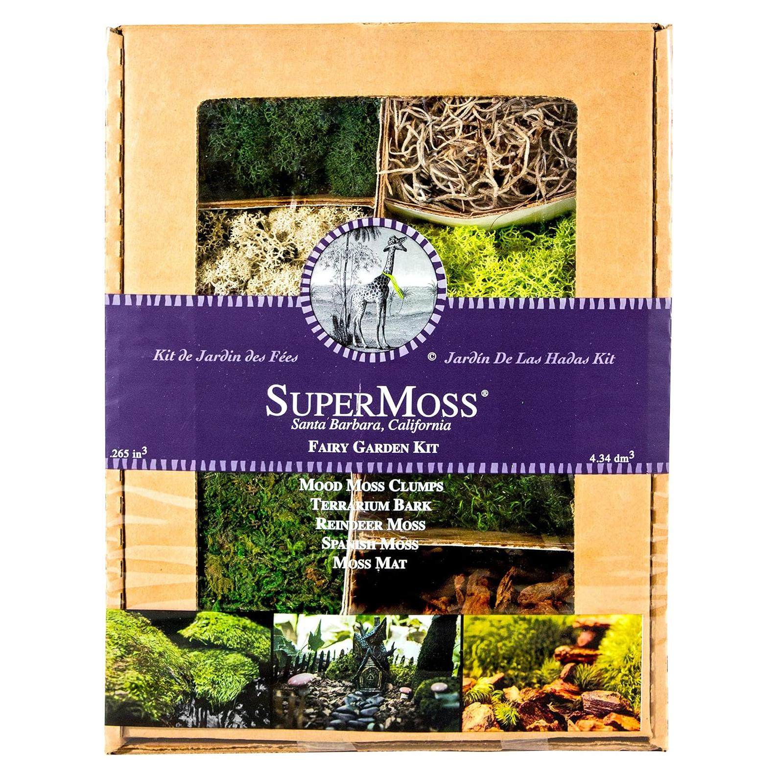 Kit de Jardín de Hadas SuperMoss 113.4 g Musgos Naturales