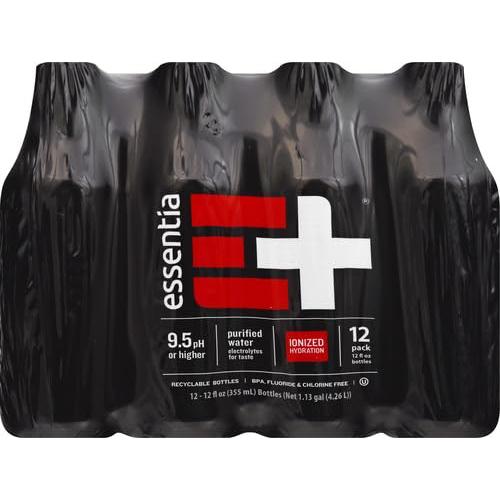 Agua Alcalina Essentia 12 Botellas 354 ml pH 9.5