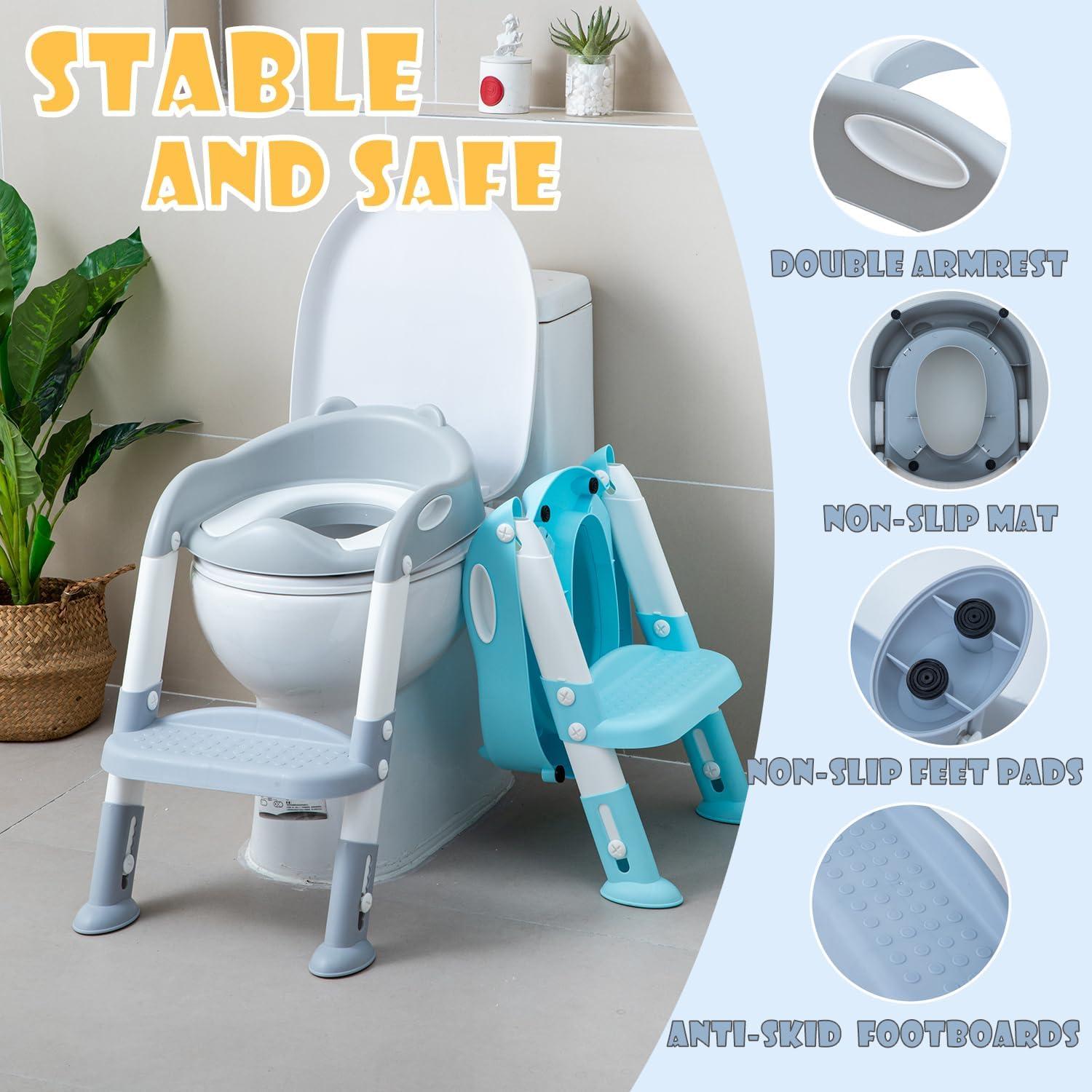 Asiento de Entrenamiento para Baño EGREE Plegable Antideslizante
