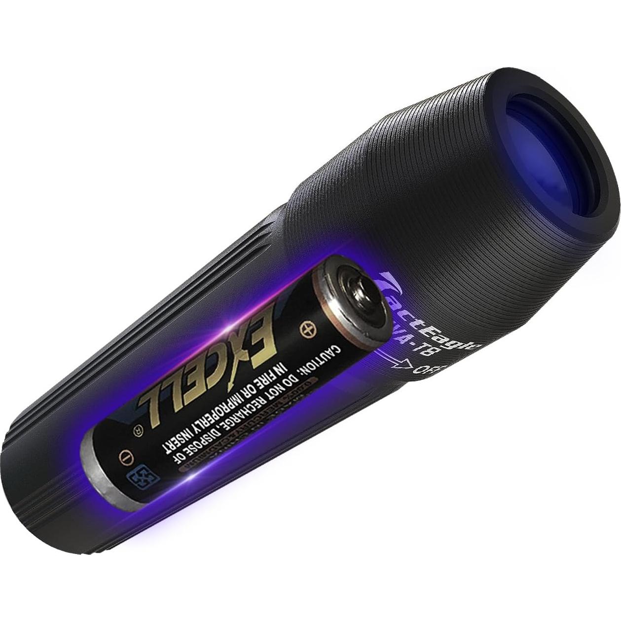 Paquete de 2 Linternas UV Mini UVA-T8 Detección de Manchas