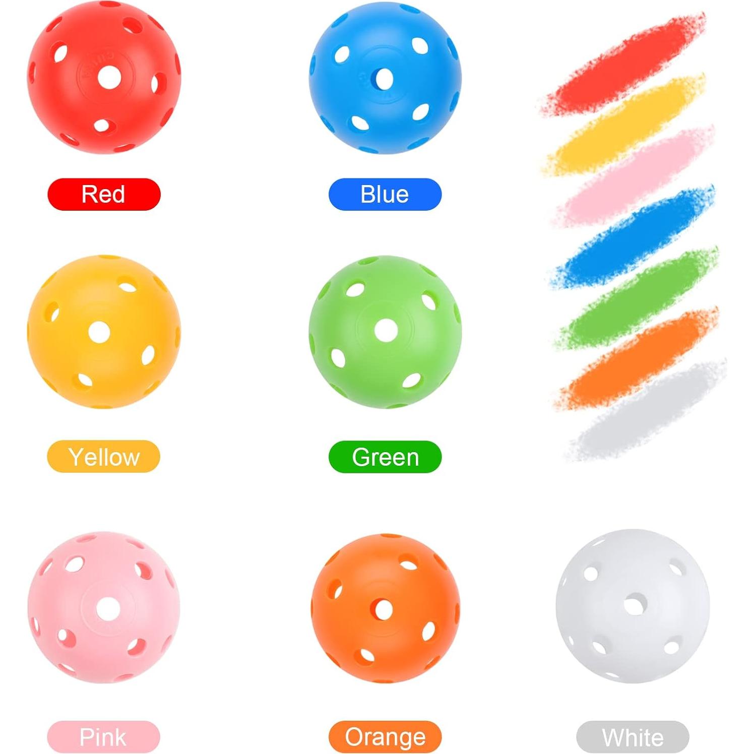 Bolas de Golf Joyberg 24 Piezas Plástico 42mm Multicolor