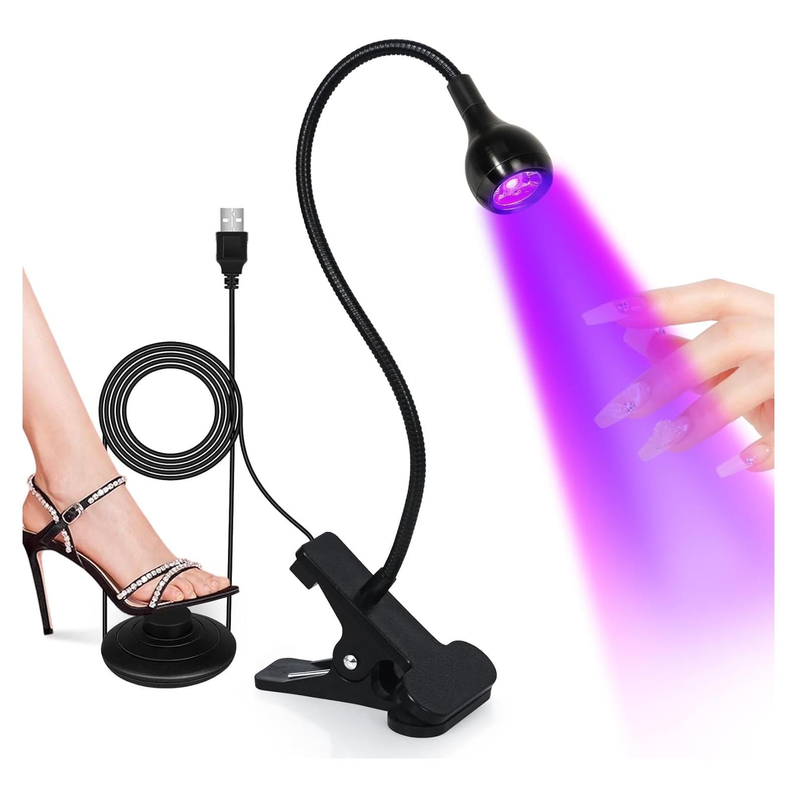 AORAEM Lámpara UV LED para Uñas de Gel con Control de Pie