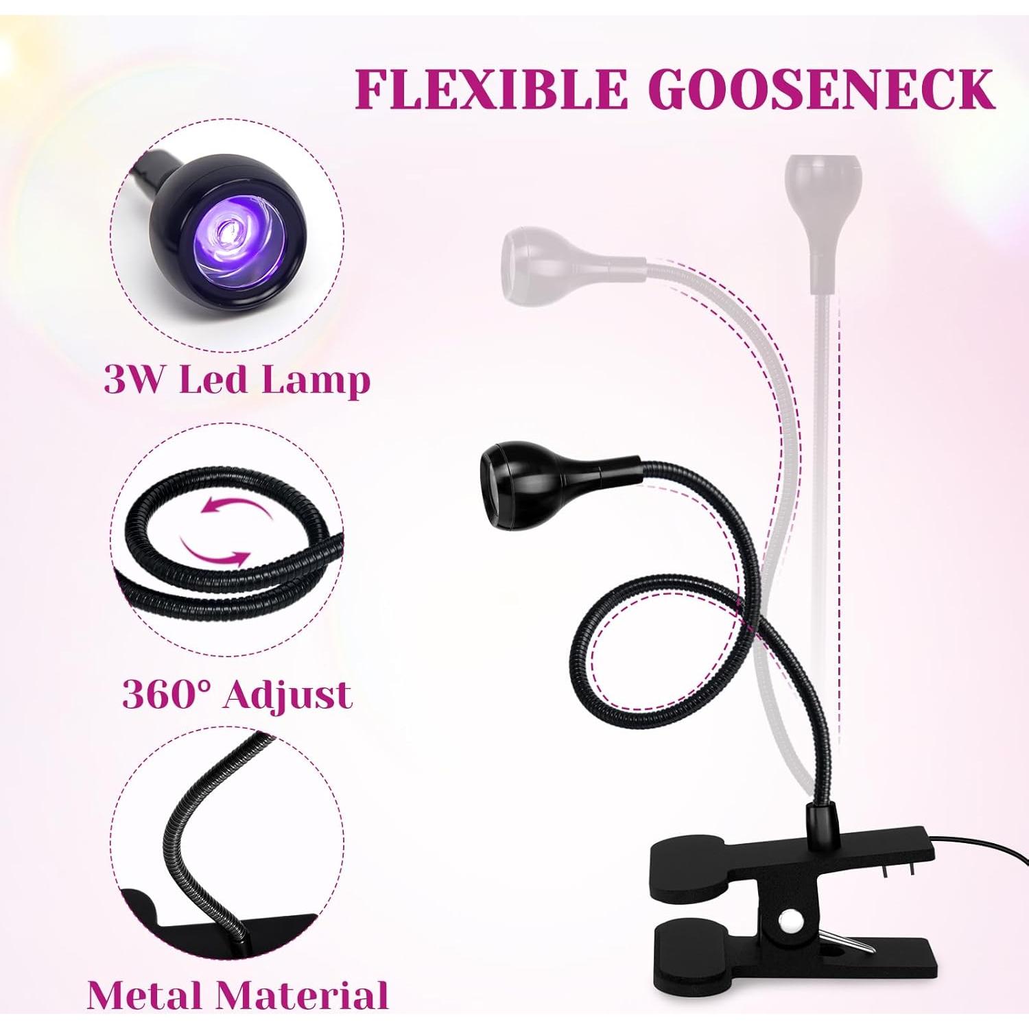 AORAEM Lámpara UV LED para Uñas de Gel con Control de Pie