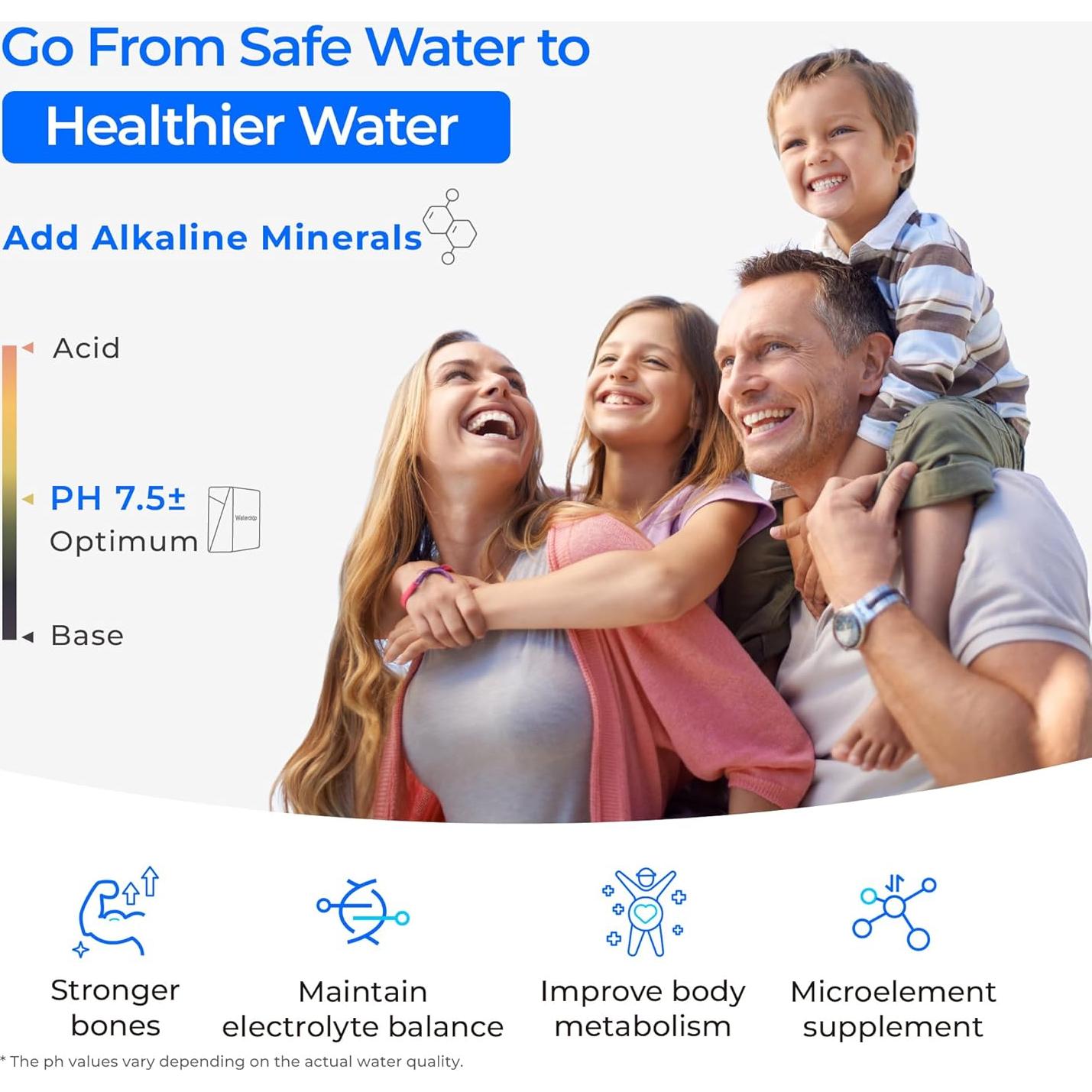 Sistema Ósmosis Inversa Waterdrop WD-X12 1200 L/h Bajo Fregadero