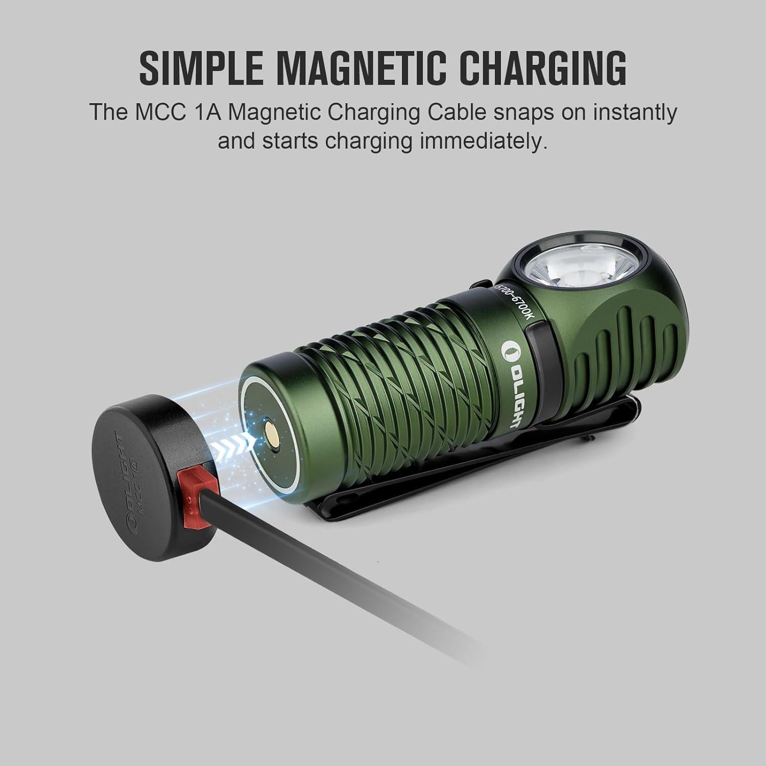 Linterna Frontal OLIGHT Perun 2 Mini 1100 Lúmenes Verde OD