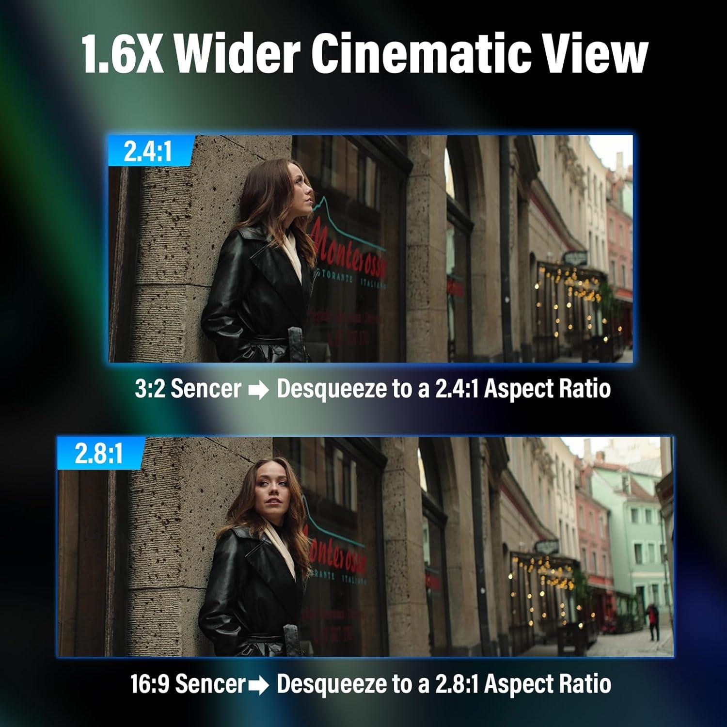 Lente Anamórfico SIRUI Saturn 50mm T2.9 E Mount 455g