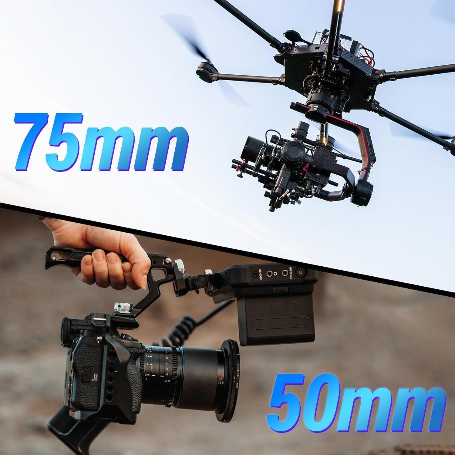 Lente Anamórfico SIRUI Saturn 50mm T2.9 E Mount 455g