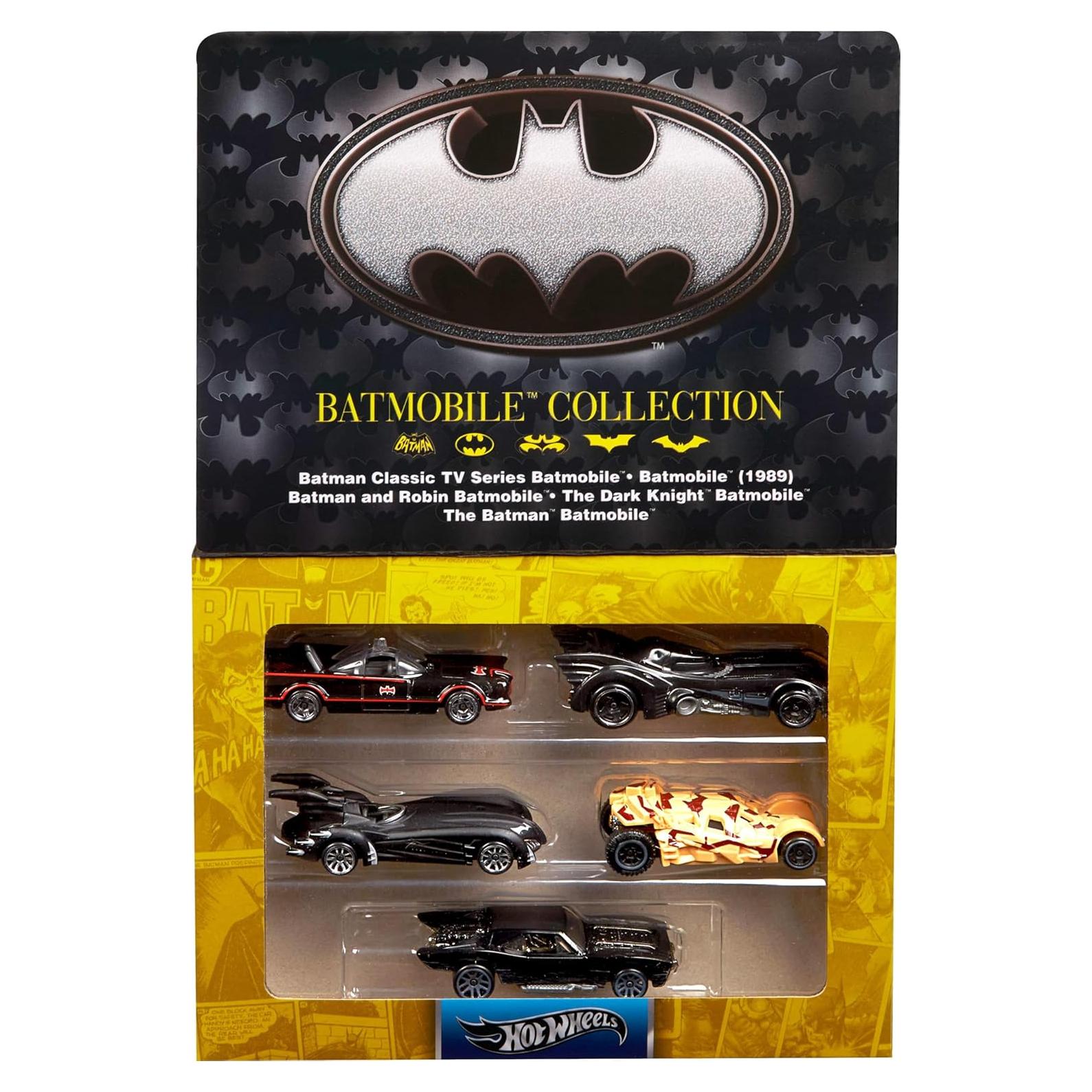 Hot Wheels Set 5 Batmóviles 85 Aniversario 1:64 Mattel