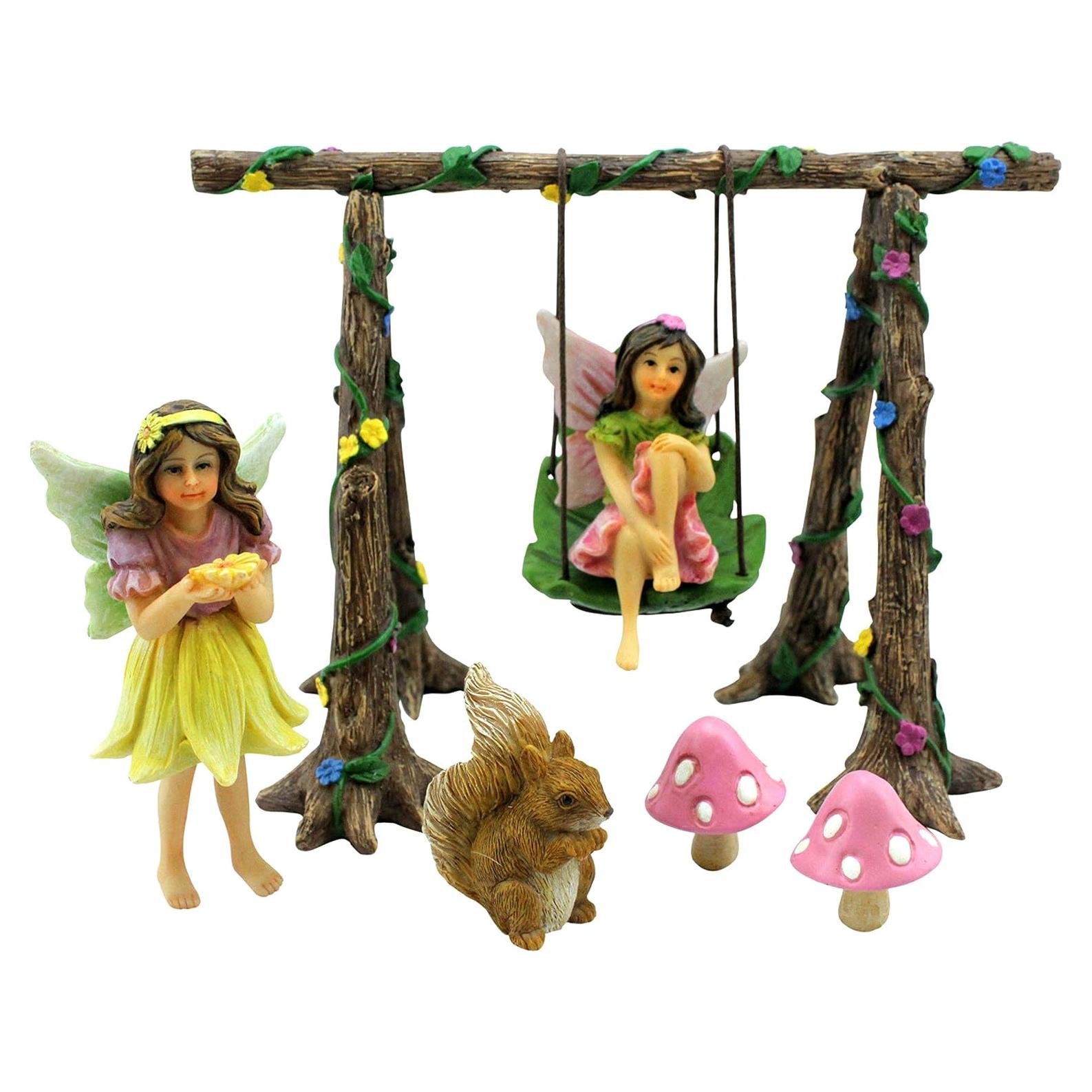 Kit Jardín de Hadas PRETMANNS - 6 Accesorios Miniatura