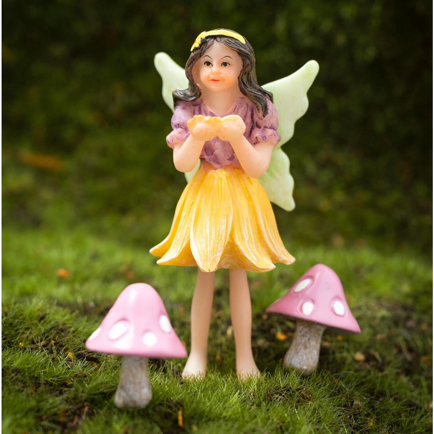 Kit Jardín de Hadas PRETMANNS - 6 Accesorios Miniatura
