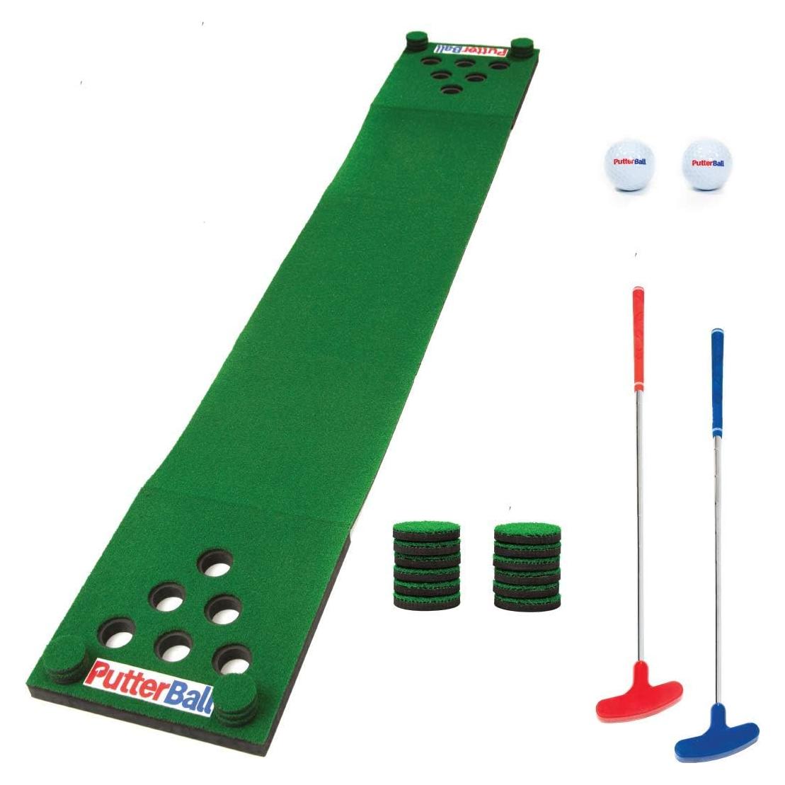 PutterBall Juego de Golf Pong 3,35 m con 2 Putters y Pelotas