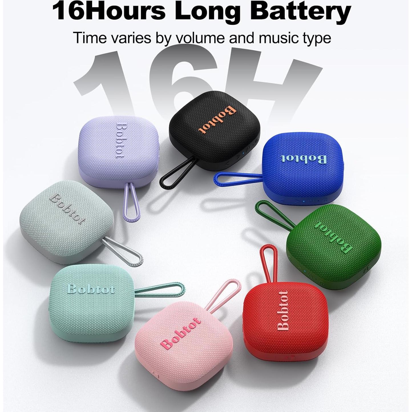 Altavoz Bluetooth Portátil Bobtot SoundAir Impermeable IPX7