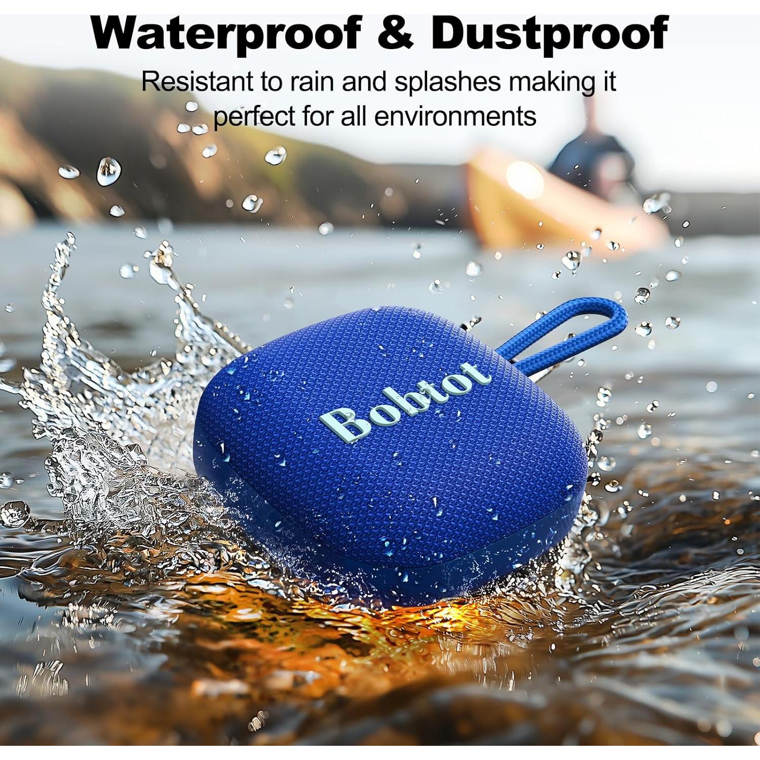 Altavoz Bluetooth Portátil Bobtot SoundAir Impermeable IPX7