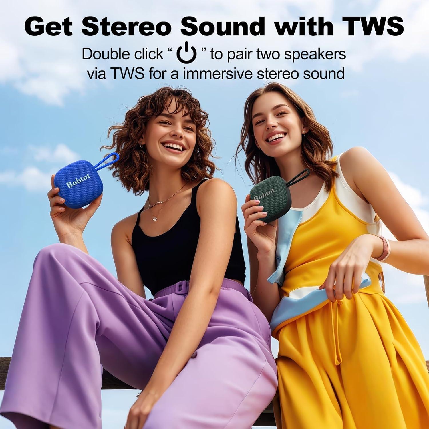 Altavoz Bluetooth Portátil Bobtot SoundAir Impermeable IPX7