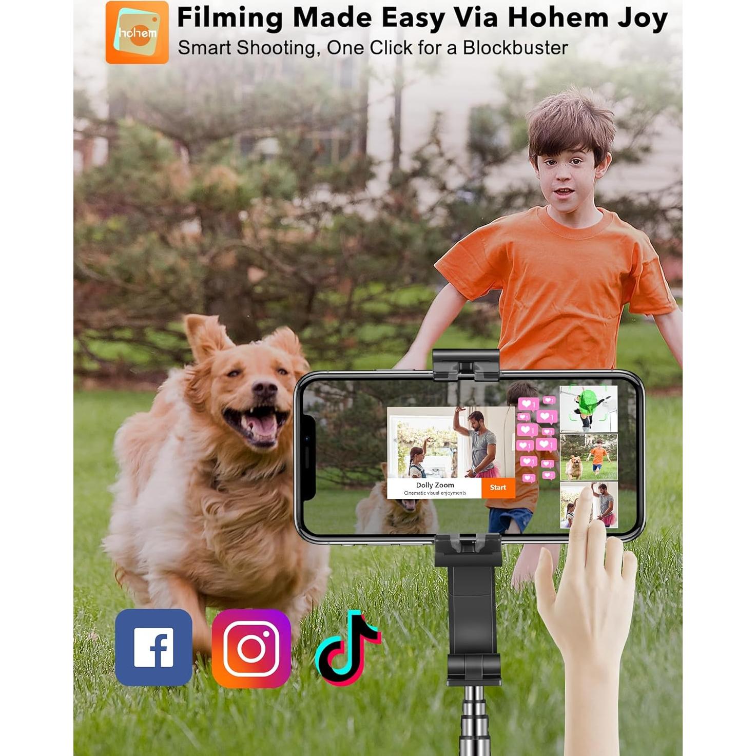 Estabilizador Gimbal hohem iSteady Q para Smartphone 4 en 1