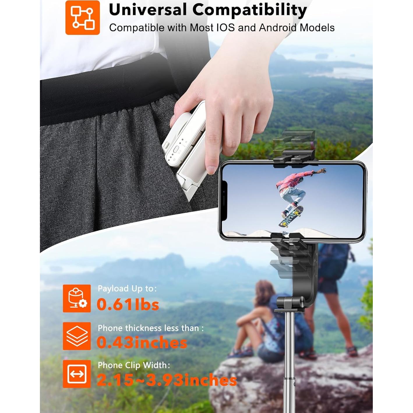 Estabilizador Gimbal hohem iSteady Q para Smartphone 4 en 1