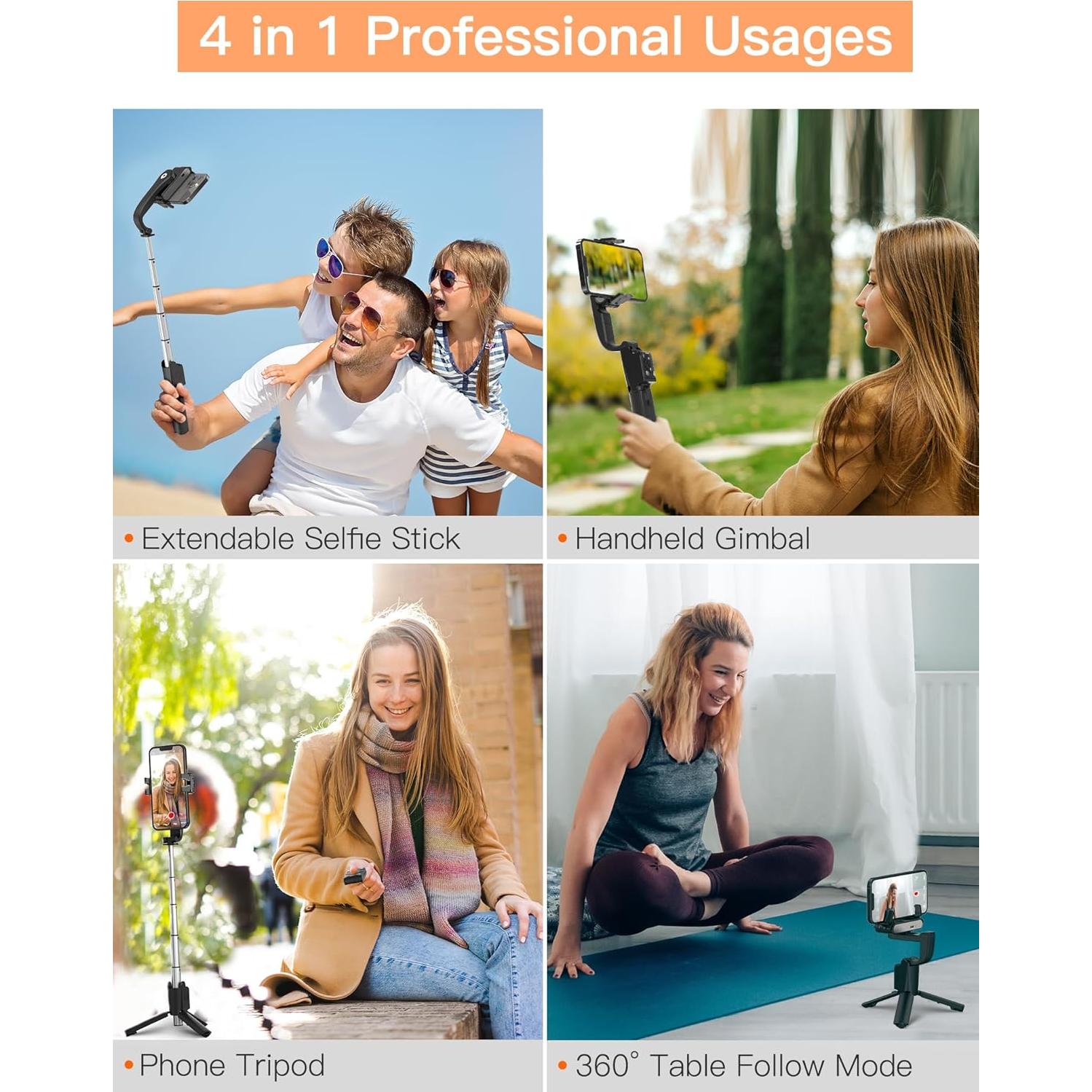 Estabilizador Gimbal hohem iSteady Q para Smartphone 4 en 1