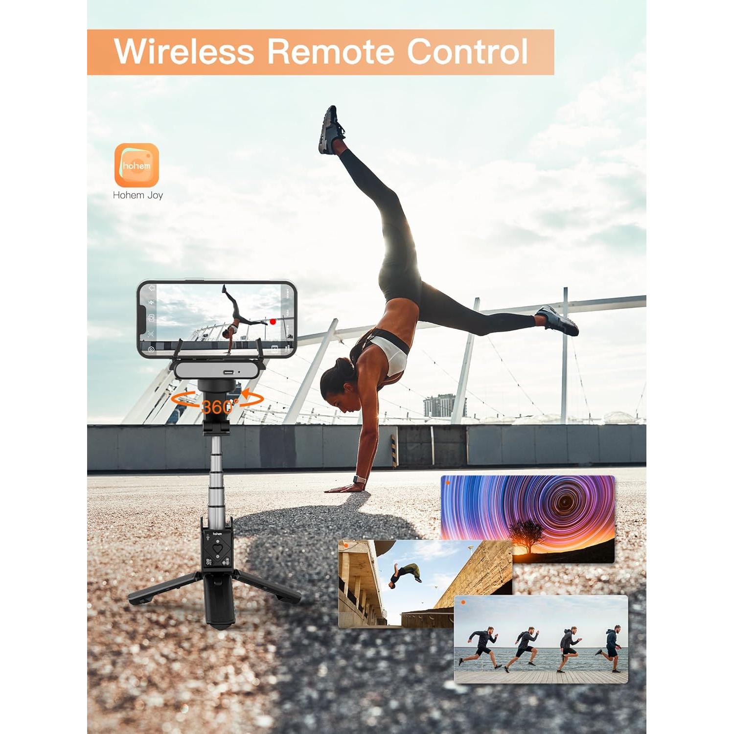 Estabilizador Gimbal hohem iSteady Q para Smartphone 4 en 1