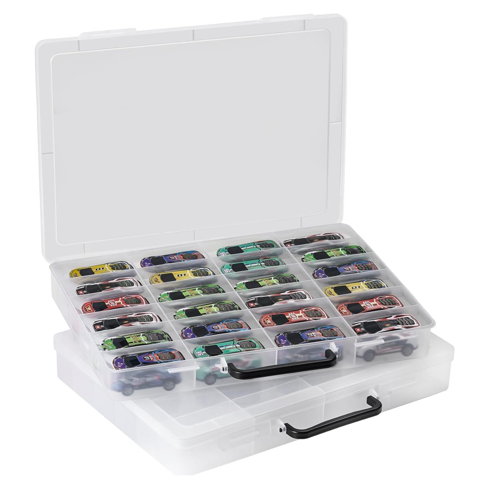 Organizador de Juguetes Brappo 2 Transparentes 24 Compartimentos