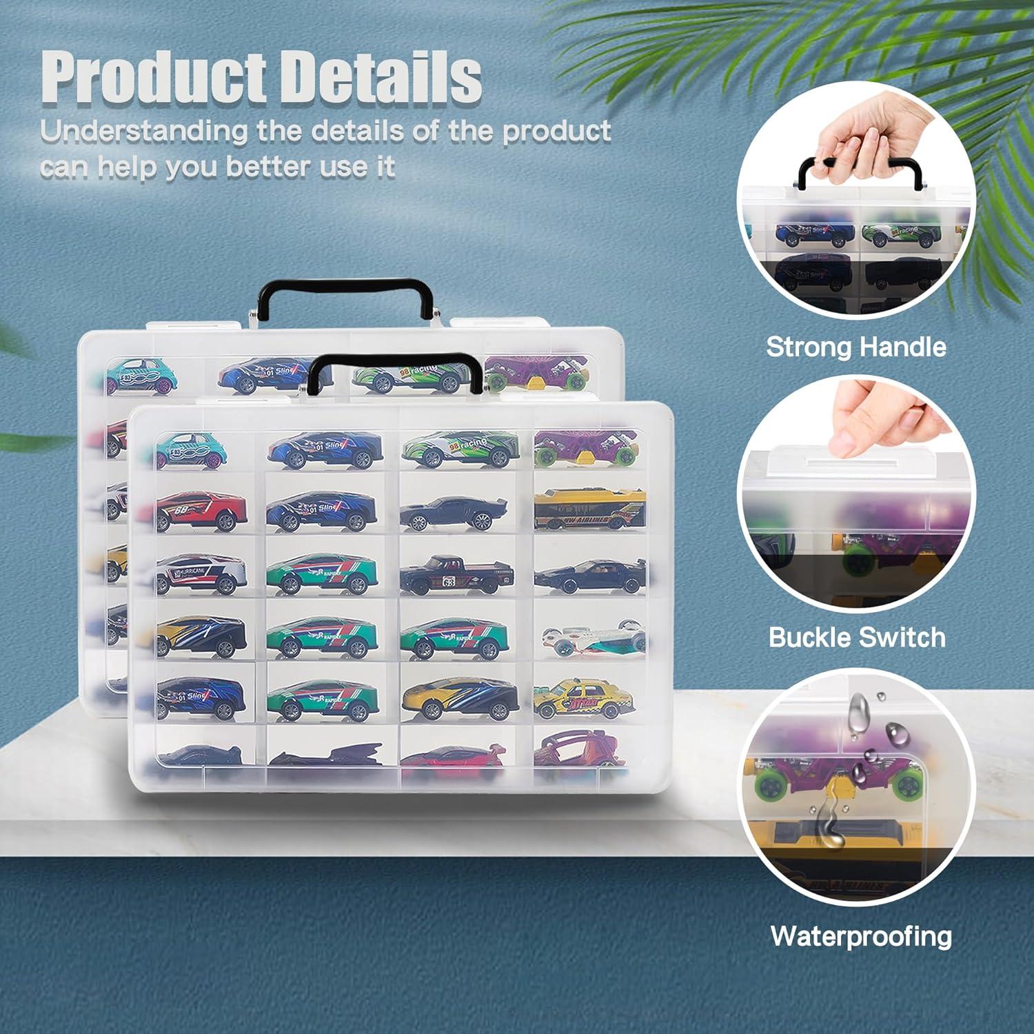 Organizador de Juguetes Brappo 2 Transparentes 24 Compartimentos