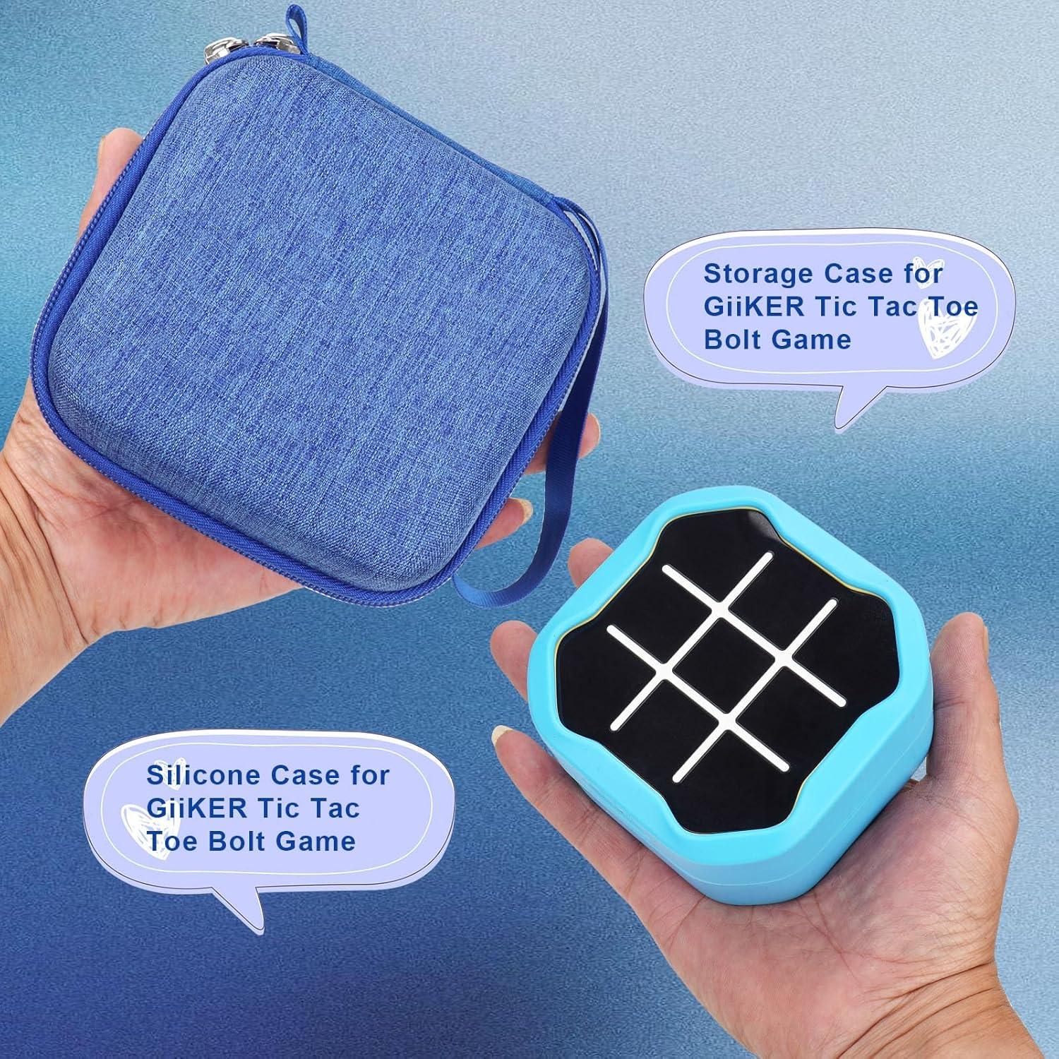 Funda de Almacenamiento y Silicona MGZNMTY para Giiker Tic Tac Toe
