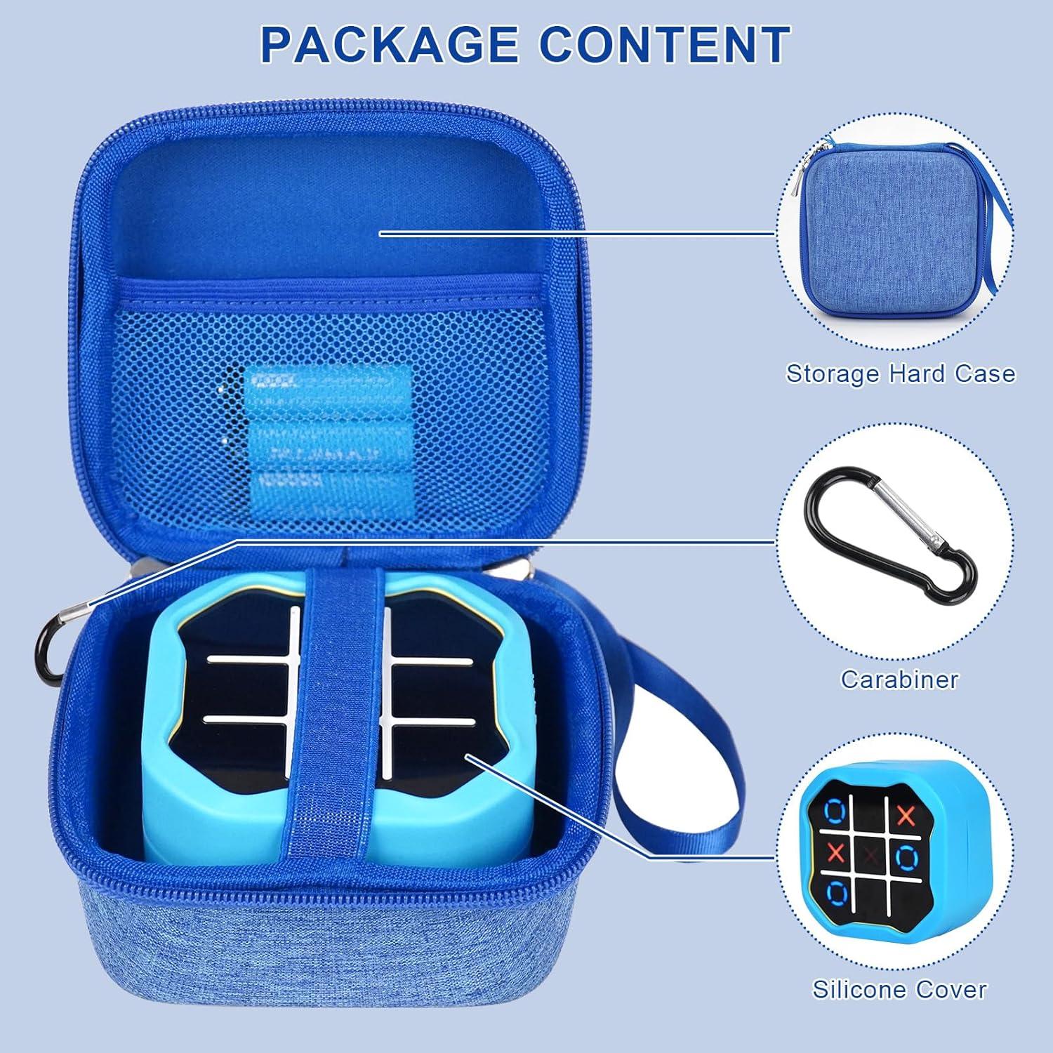 Funda de Almacenamiento y Silicona MGZNMTY para Giiker Tic Tac Toe