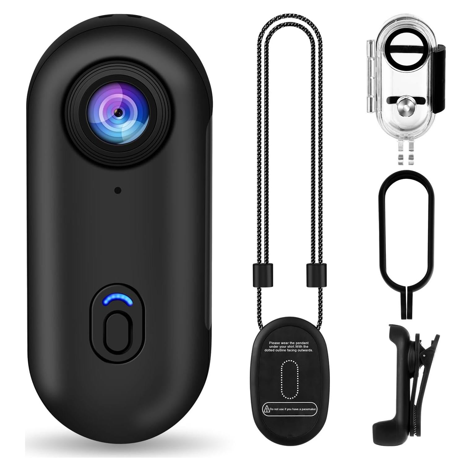 Cámara de Acción 4K Sixmou i3 Compacta con Tarjeta 64G