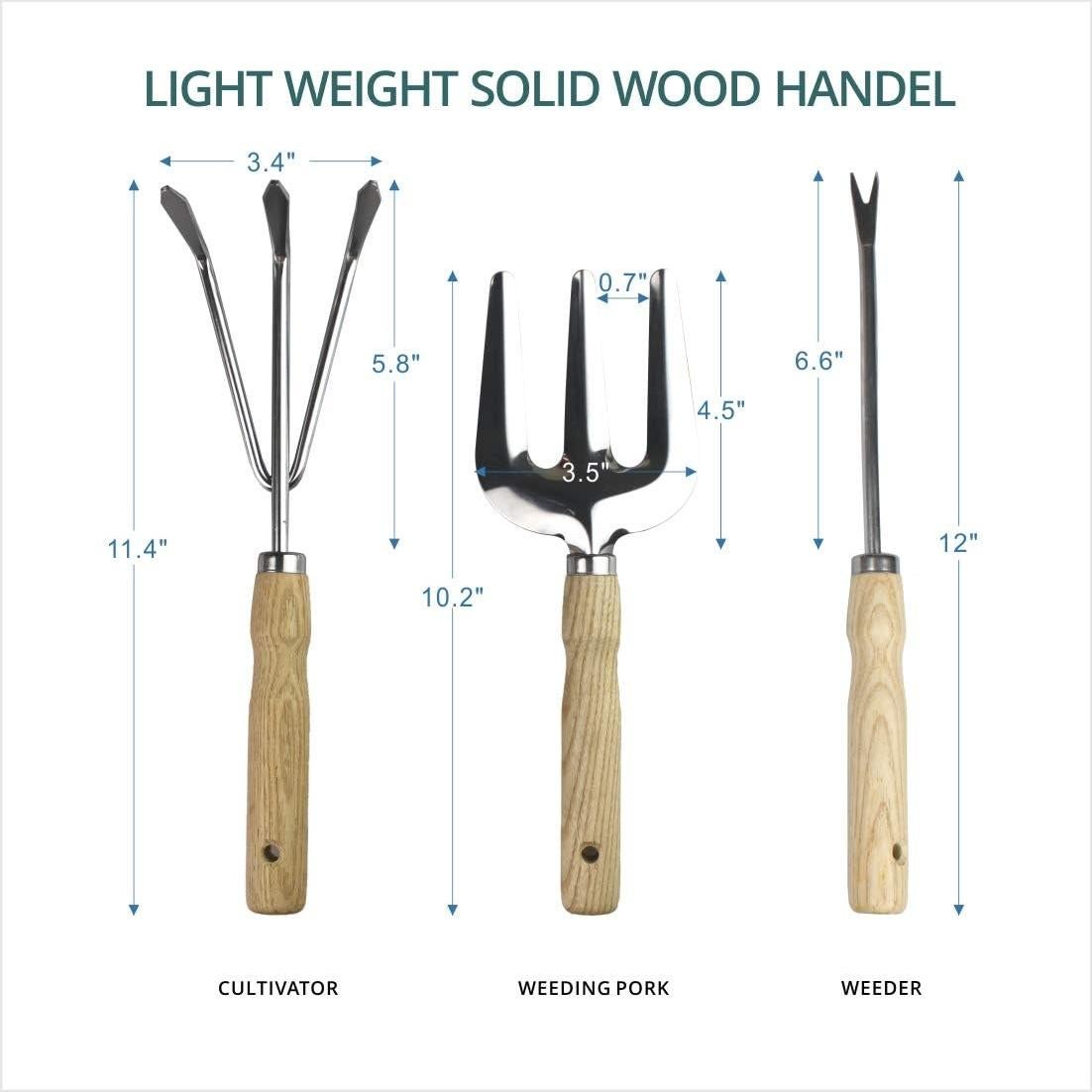 Kit de Jardinería Mobitel con Taburete y 5 Herramientas