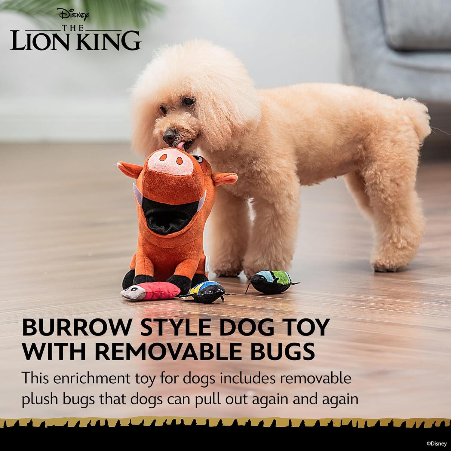 Juguete para Perros Disney Pumbaa Burrow 22.86 cm con Sonido