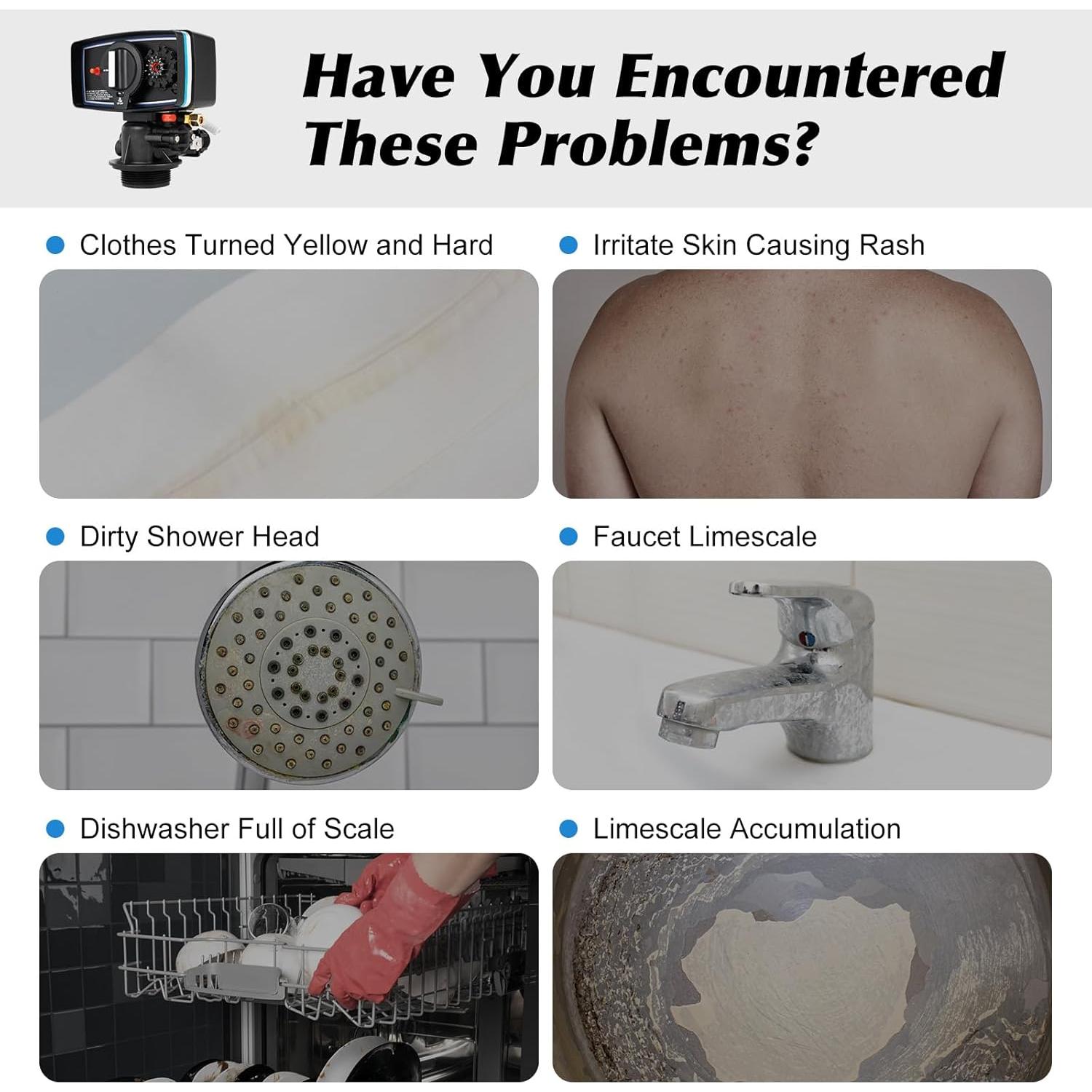 Válvula de Control de Reloj de Tiempo FXEIPOL 3W para Suavizador de Agua