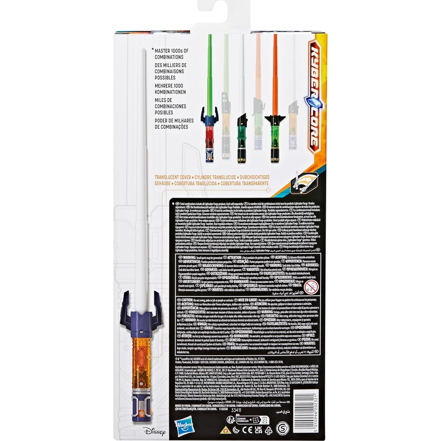 Sable de Luz Forja Kyber Ahsoka Tano Hasbro Personalizable