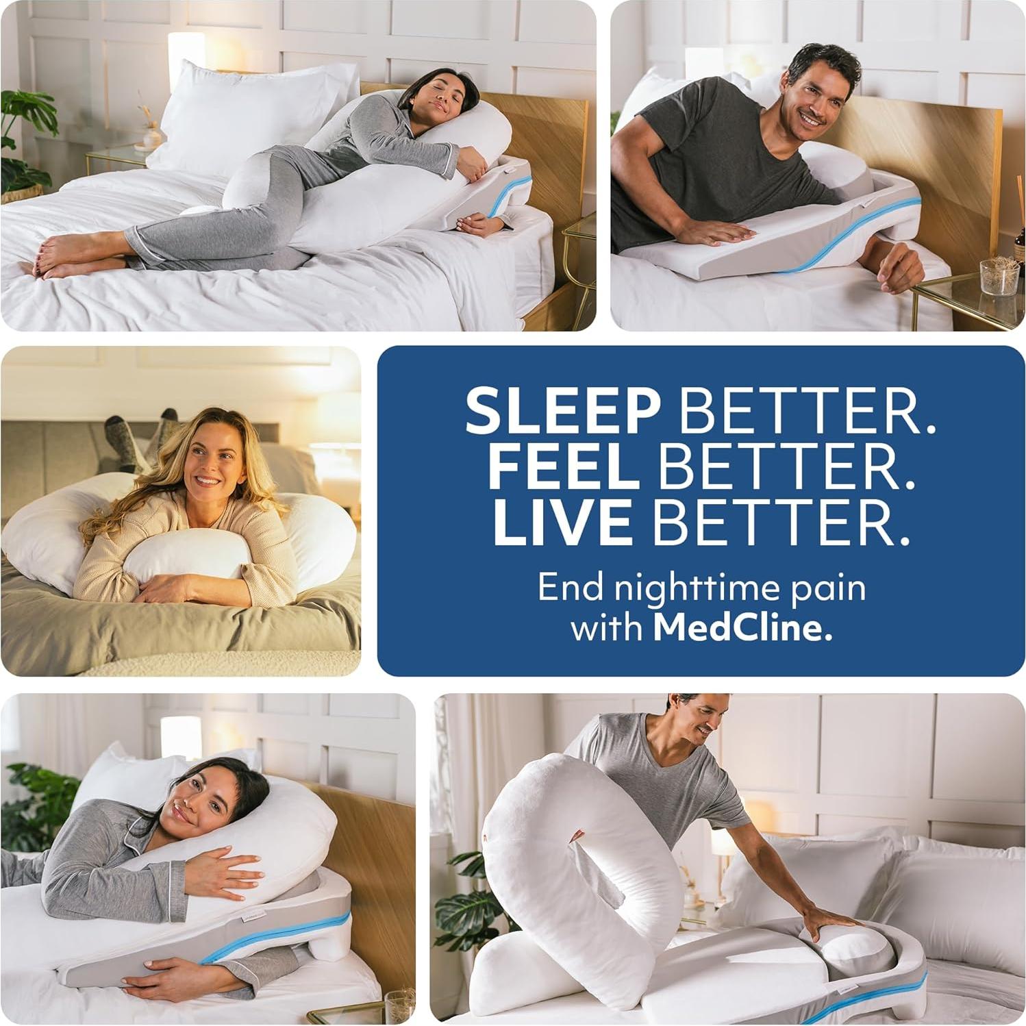 Sistema de Alivio para Hombros MedCline - Almohada Terapéutica Ajustable