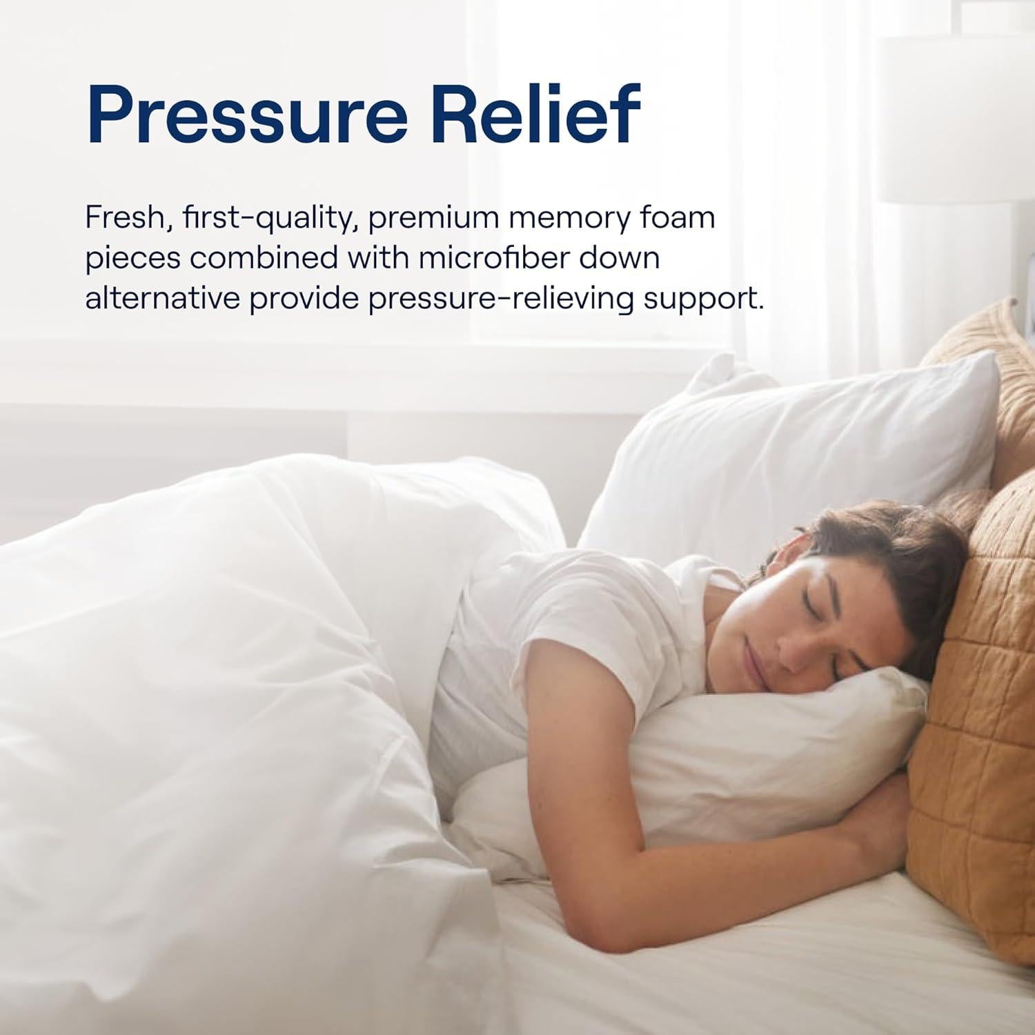 Almohada Nectar Tri-Comfort Refrigerante Ajustable 71x50 cm