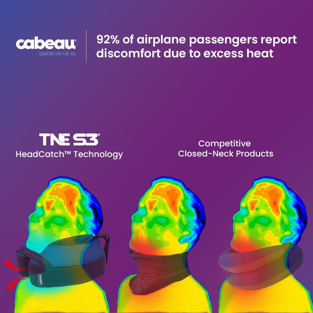 Almohada de Viaje Cabeau TNE Ámsterdam - Espuma Viscoelástica