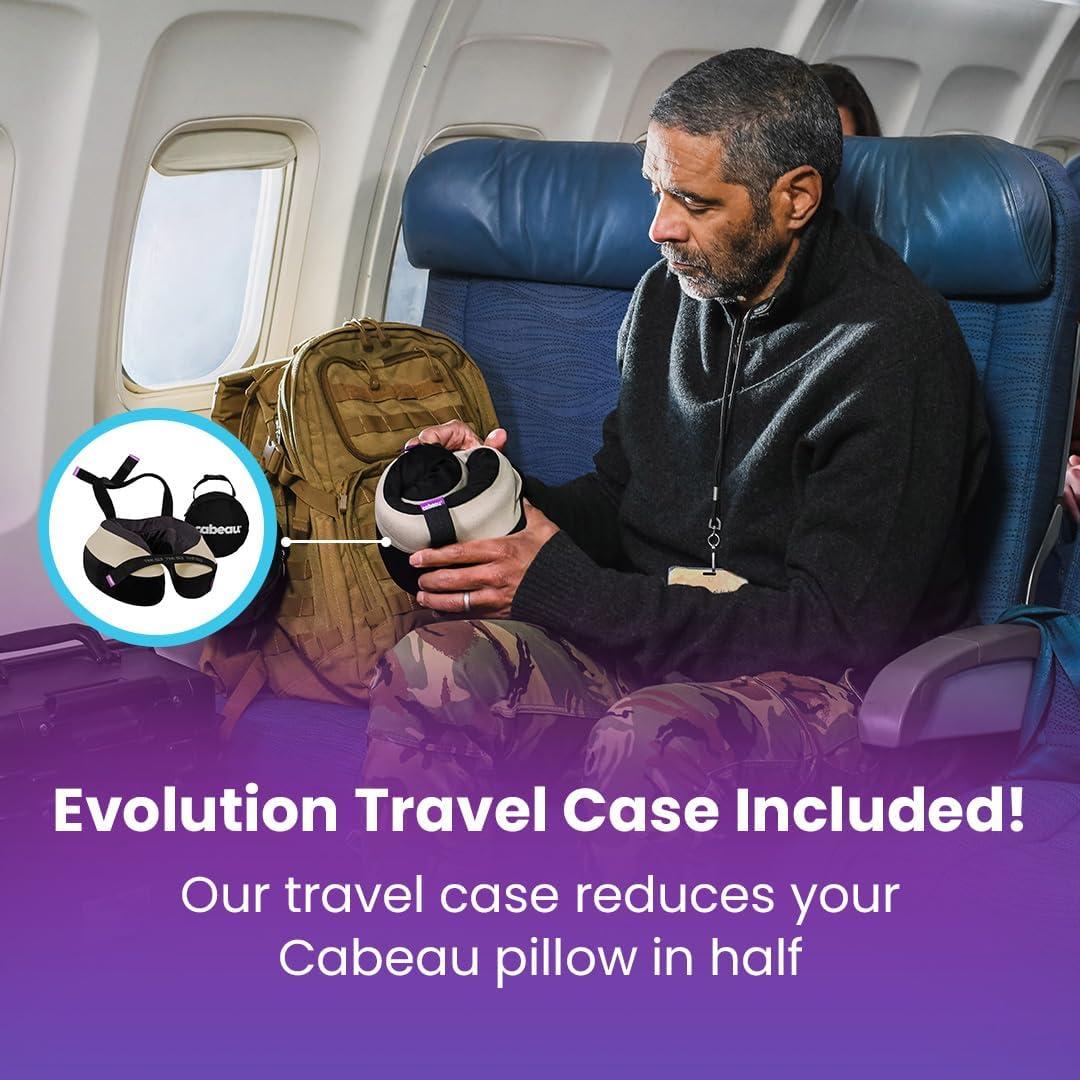 Almohada de Viaje Cabeau TNE Ámsterdam - Espuma Viscoelástica