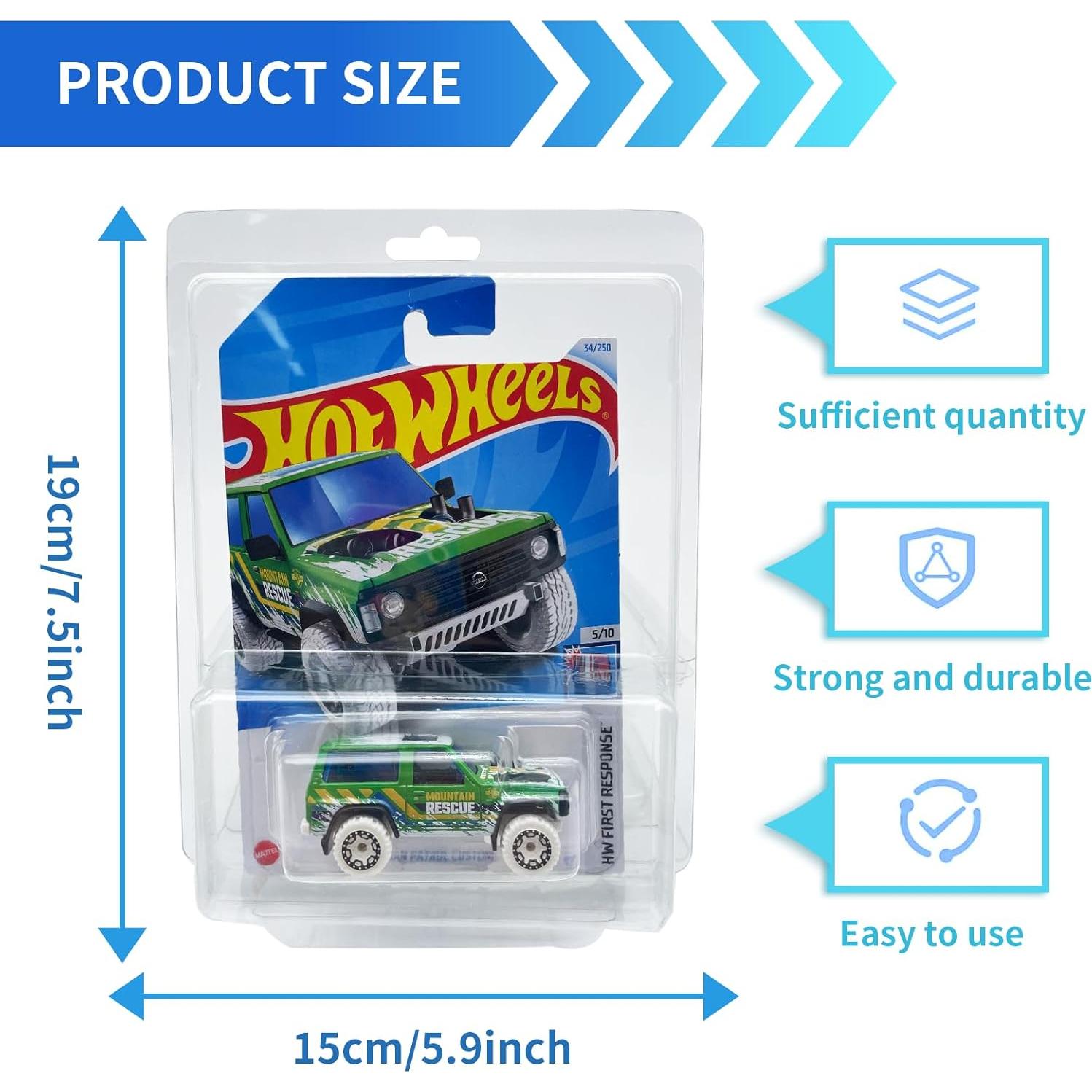Paquete de 16 Fundas Protectores ISPEUIAL para Hot Wheels