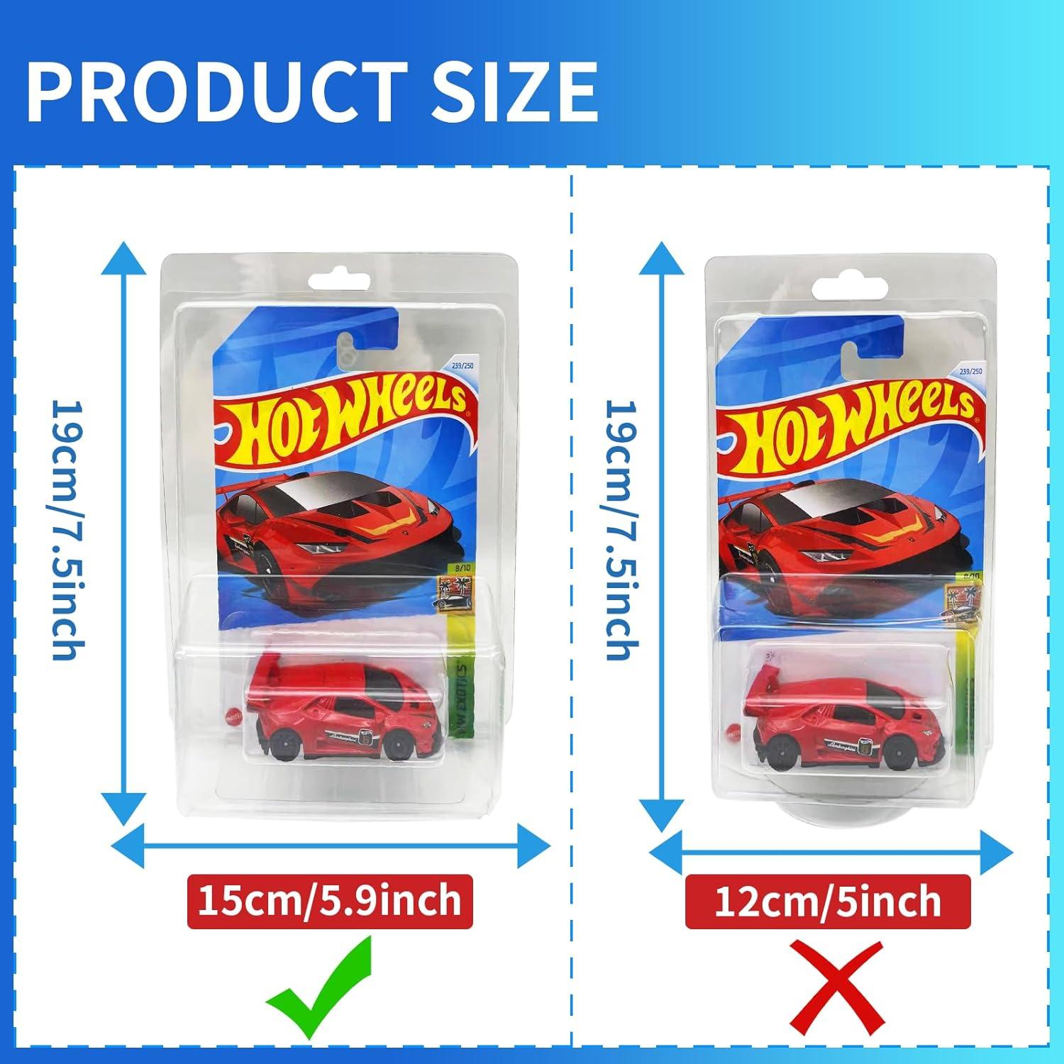Paquete de 16 Fundas Protectores ISPEUIAL para Hot Wheels