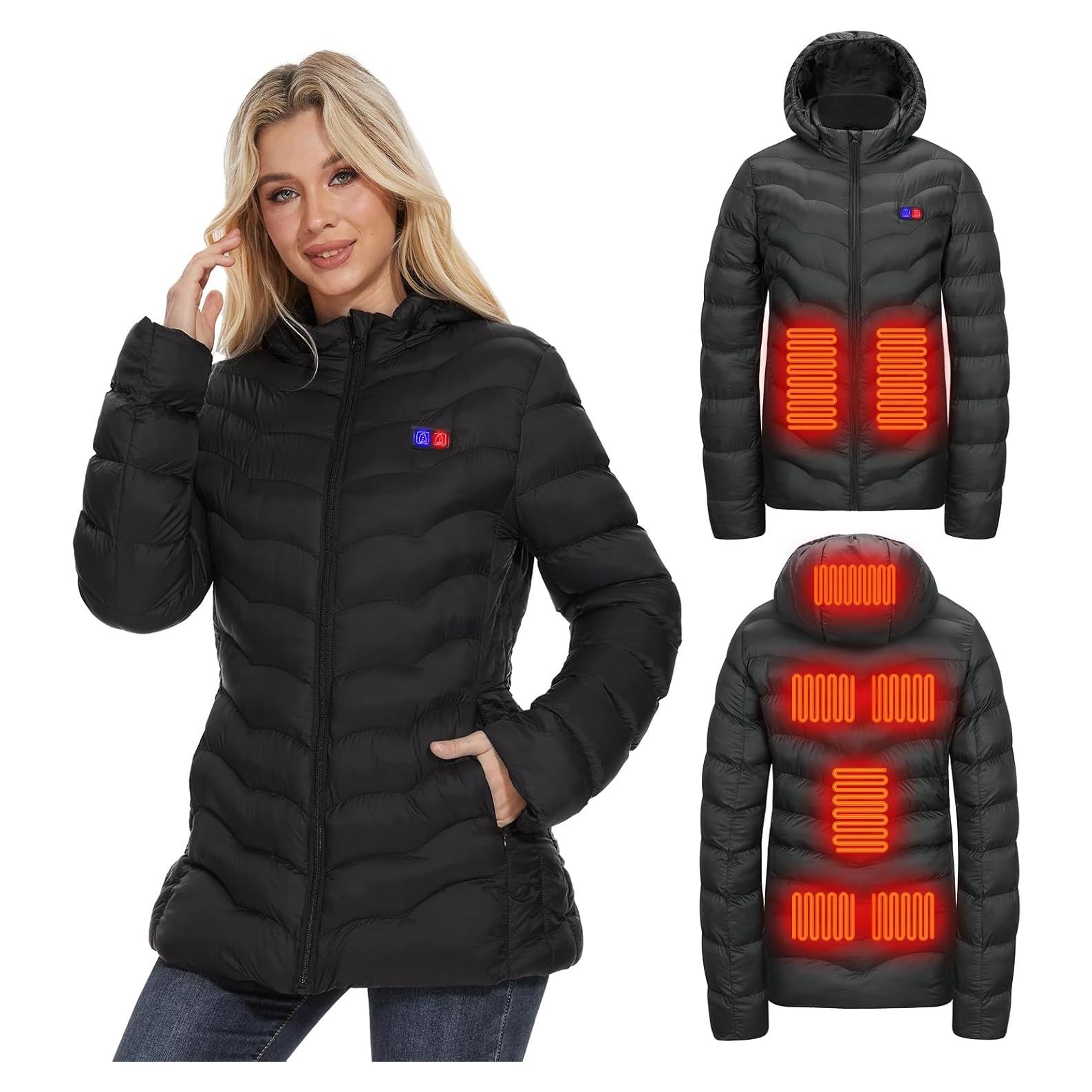 Chaqueta Térmica Calentada Mujer Shenzhen DC-K101 10000mAh