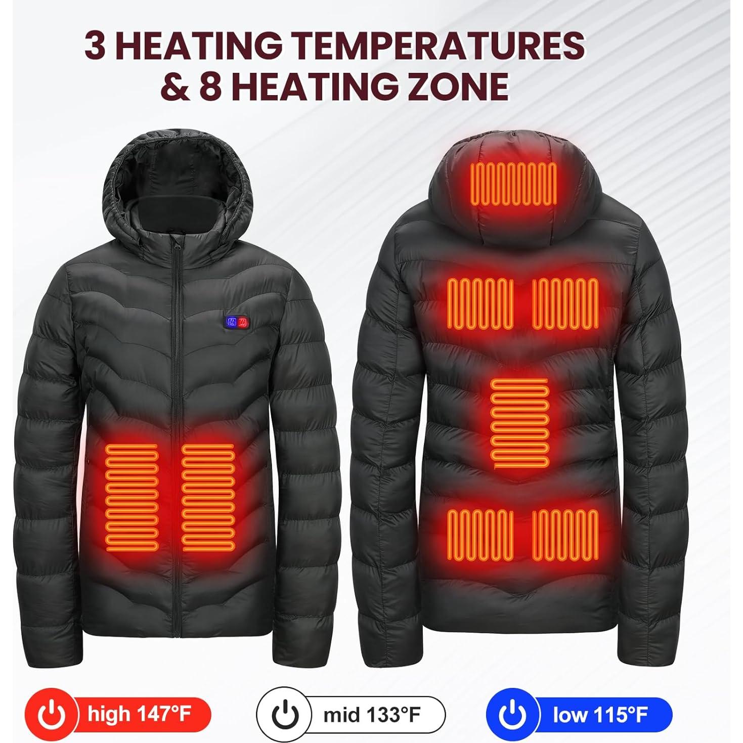 Chaqueta Térmica Calentada Mujer Shenzhen DC-K101 10000mAh