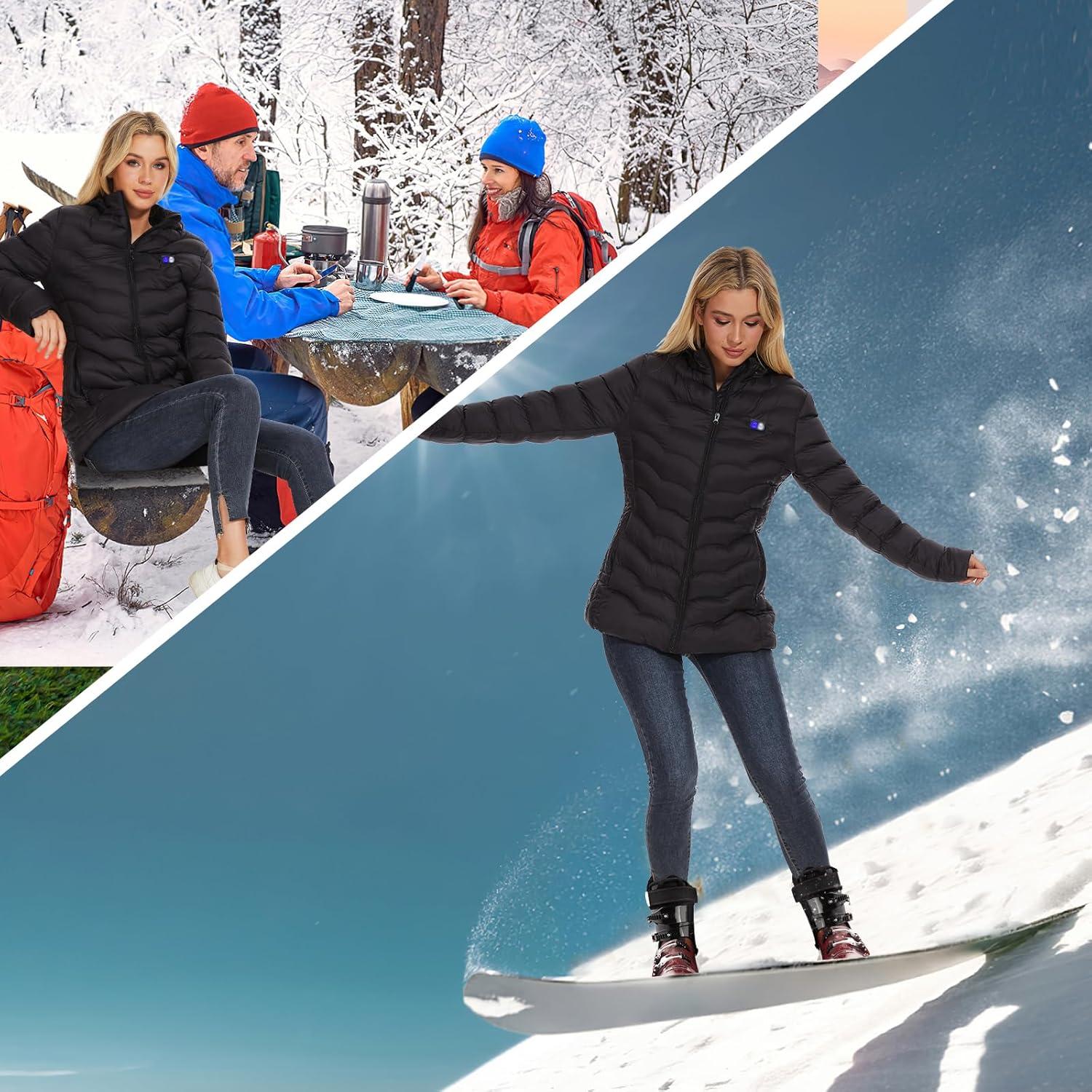 Chaqueta Térmica Calentada Mujer Shenzhen DC-K101 10000mAh