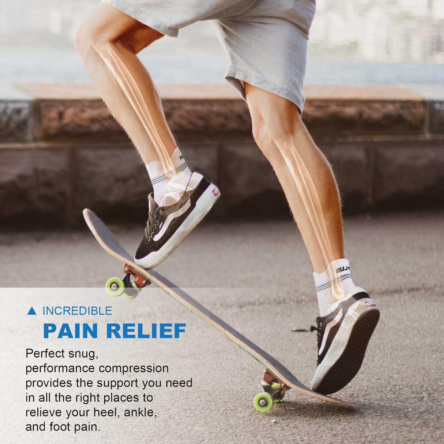 Calcetines de Compresión PAPLUS para Fascitis Plantar - 6 Pares