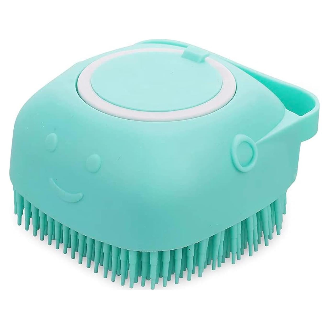 Cepillo de Baño y Masaje LONNAI para Perros y Gatos Azul